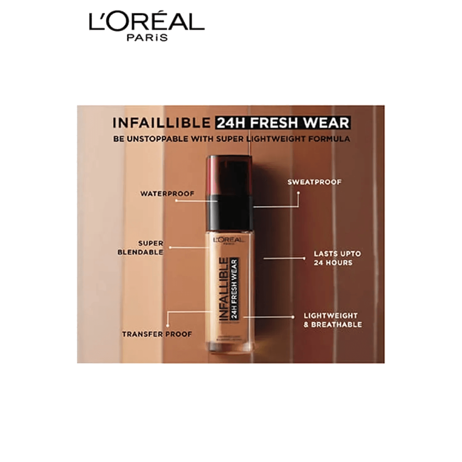 L'Oréal Paris Infaillible 32H Fresh Wear base líquida duradoura