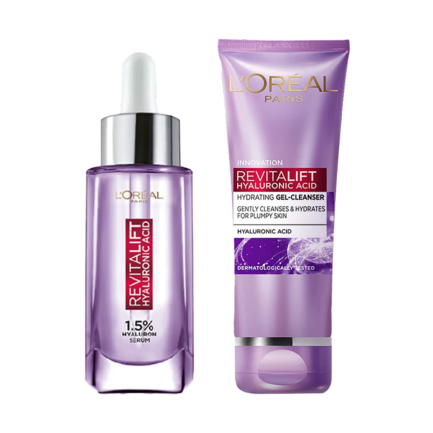 L'Oreal Paris | L'Oreal Paris Hyaluronic Acid Plump Skin Combo - Pack of 2 (Cleanser & Serum)