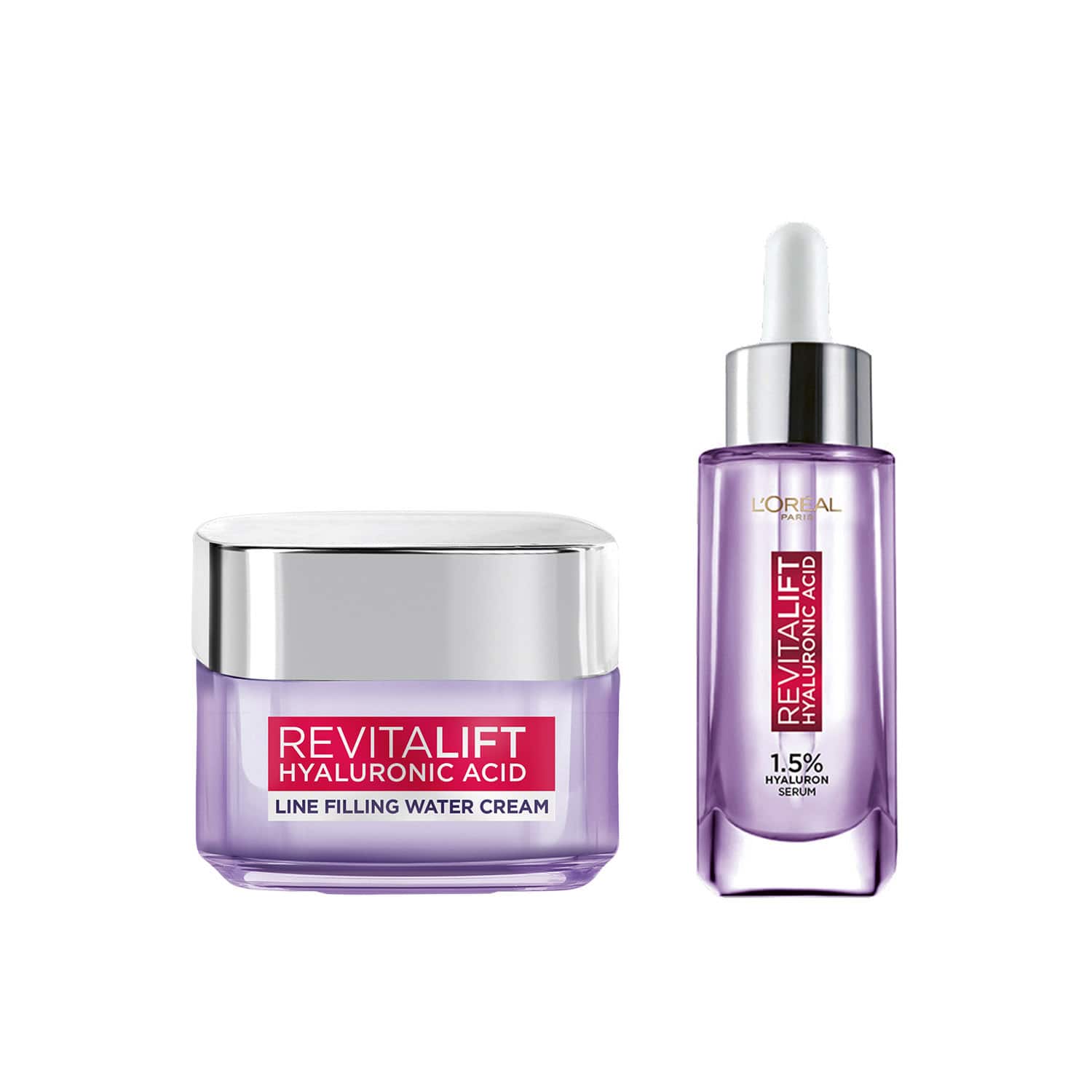 L'Oreal Paris | L'Oreal Paris Revitalift Hyaluronic Barrier Boosting Duo - Serum (15 ml) + Cream (15 ml)
