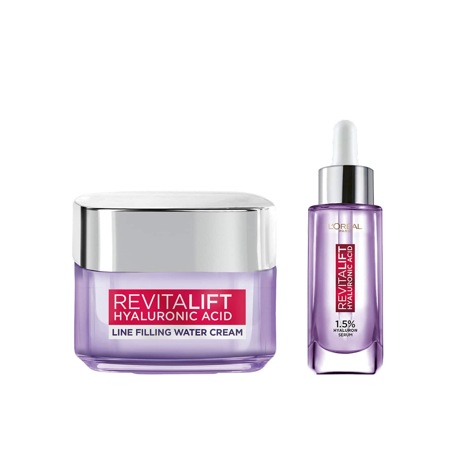 L'Oreal Paris | L'Oreal Paris Revitalift Hyaluronic Barrier Boosting Duo - Serum (15 ml) + Cream (50 ml)