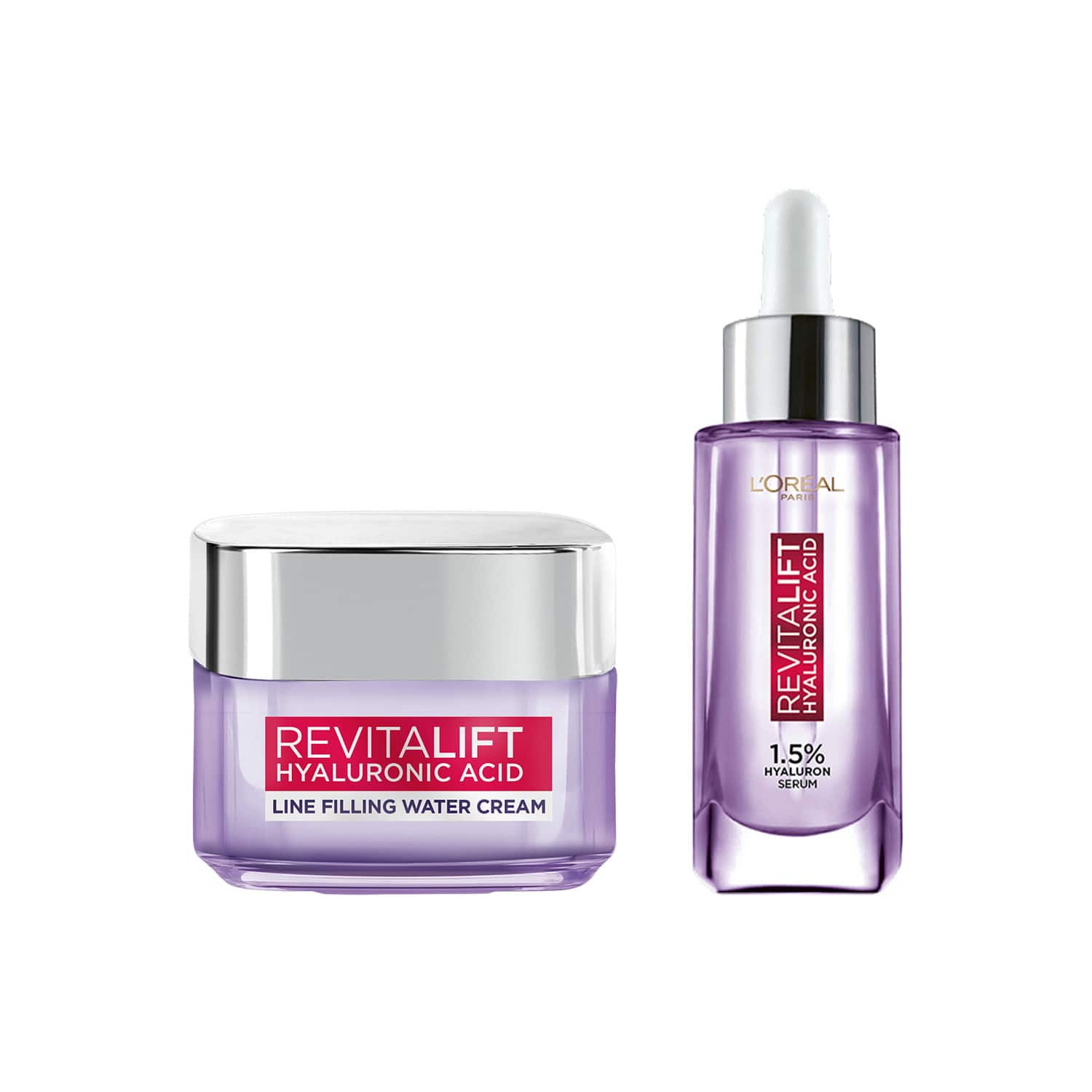 L'Oreal Paris | L'Oreal Paris Revitalift Hyaluronic Barrier Boosting Duo - Serum (30 ml) + Cream (15 ml)