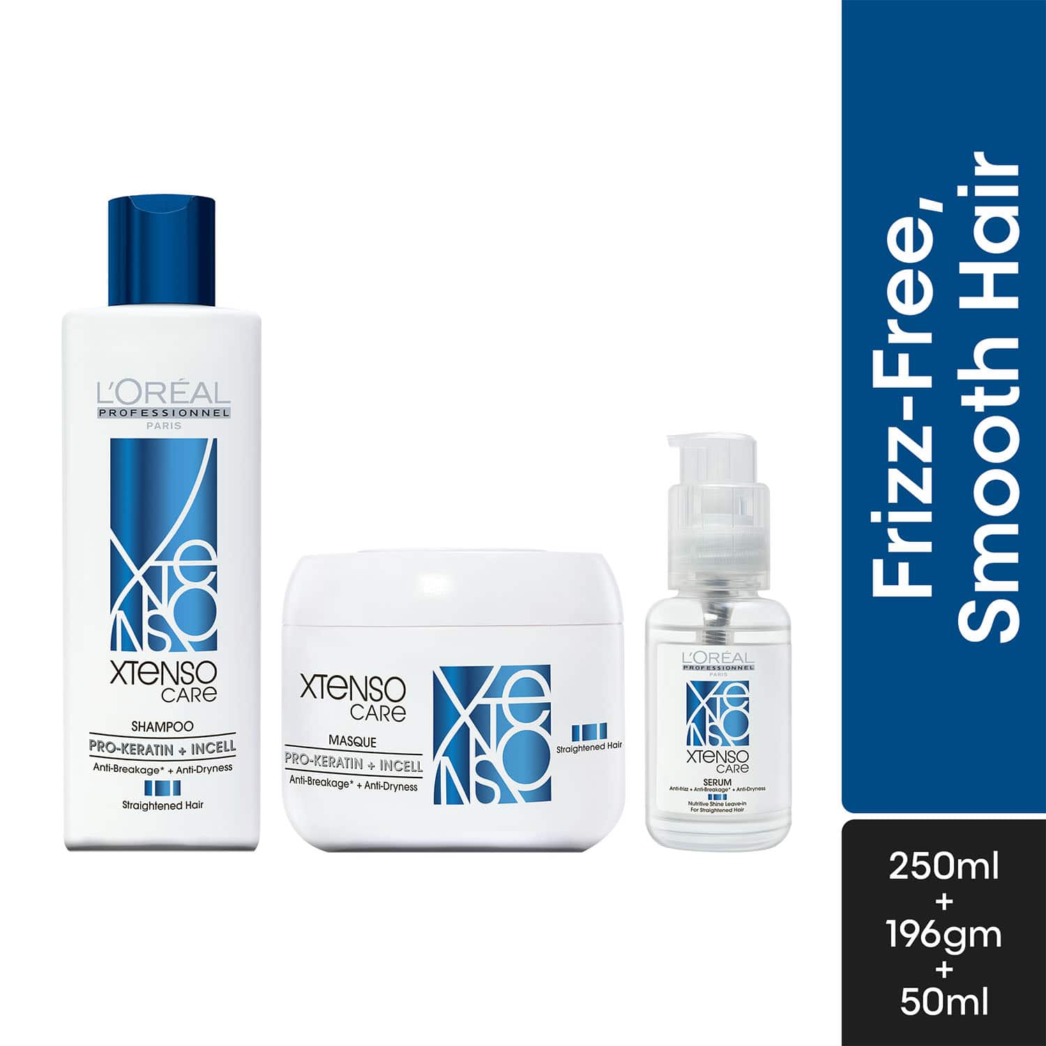 L'OREAL PROFESSIONNEL | L'OREAL PROFESSIONNEL Pro-Keratine + Incell Shampoo (250 ml), Mask (196g) & Serum (50 ml) Combo