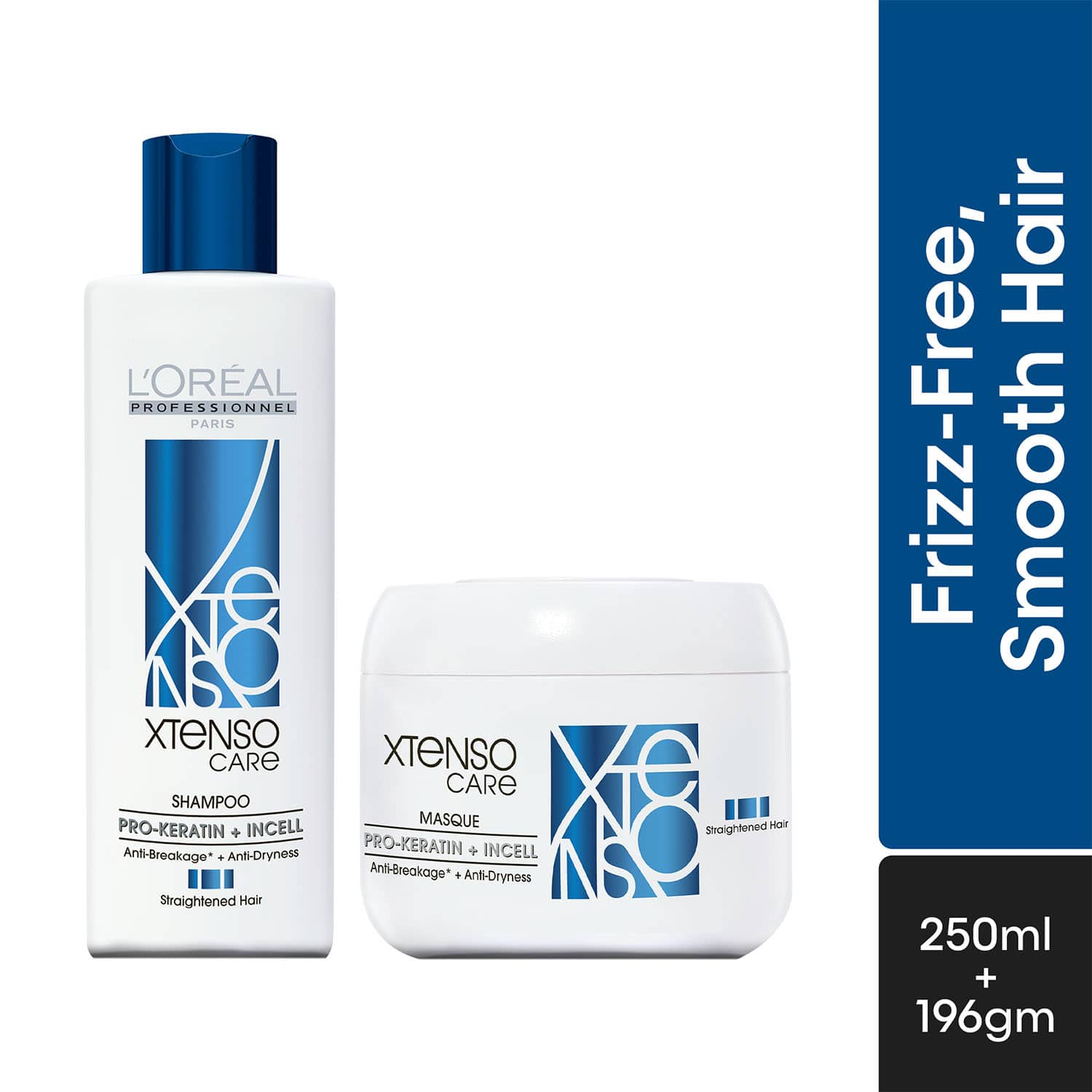 L'OREAL PROFESSIONNEL | L'OREAL PROFESSIONNEL X-Tenso Care Pro-Keratine + Incell Shampoo (250 ml) & Mask (196 g)