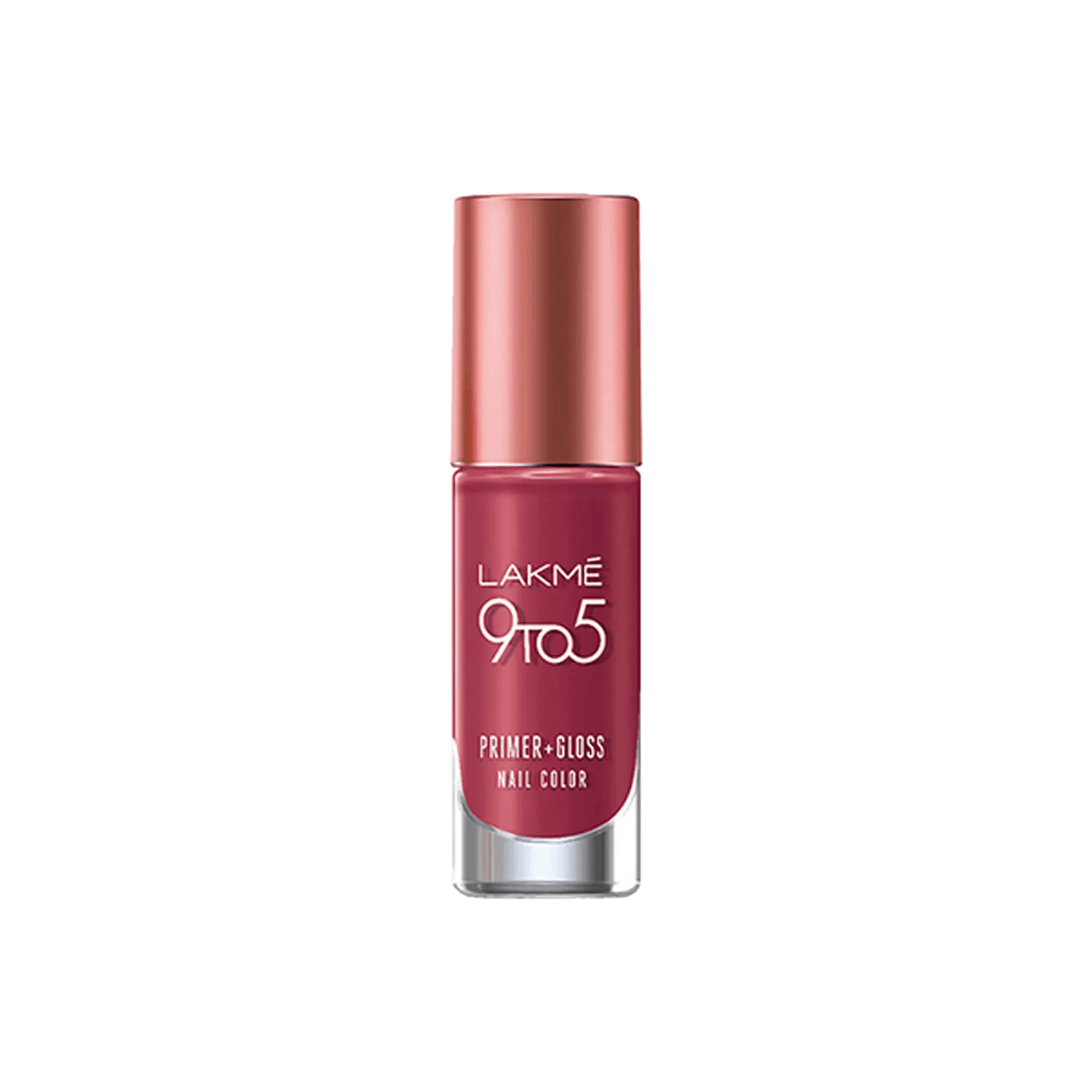 Lakme | Lakme 9To5 Primer + Gloss Nail Color - Berry Business (6ml)
