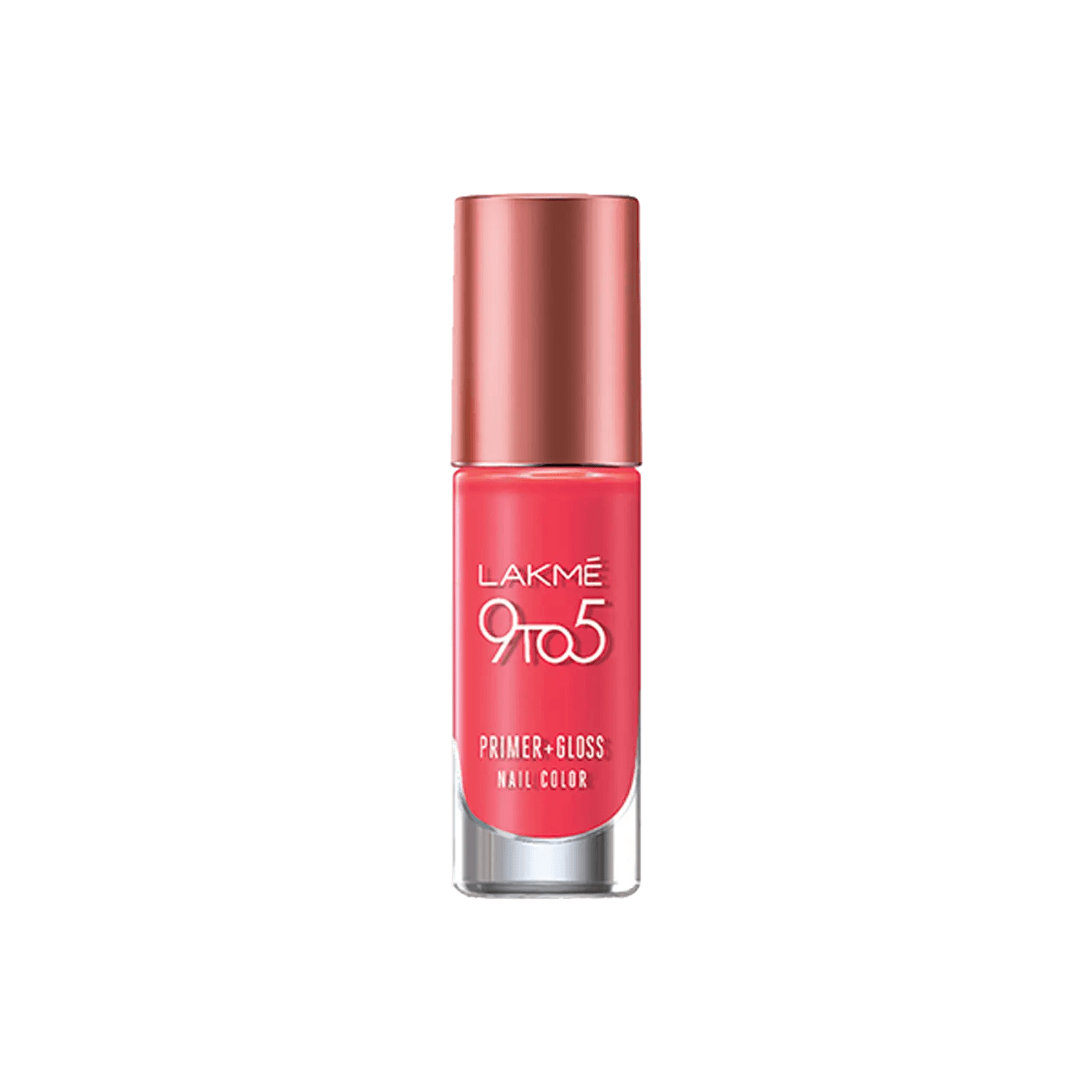 Lakme | Lakme 9To5 Primer + Gloss Nail Color - Blush Punch (6ml)