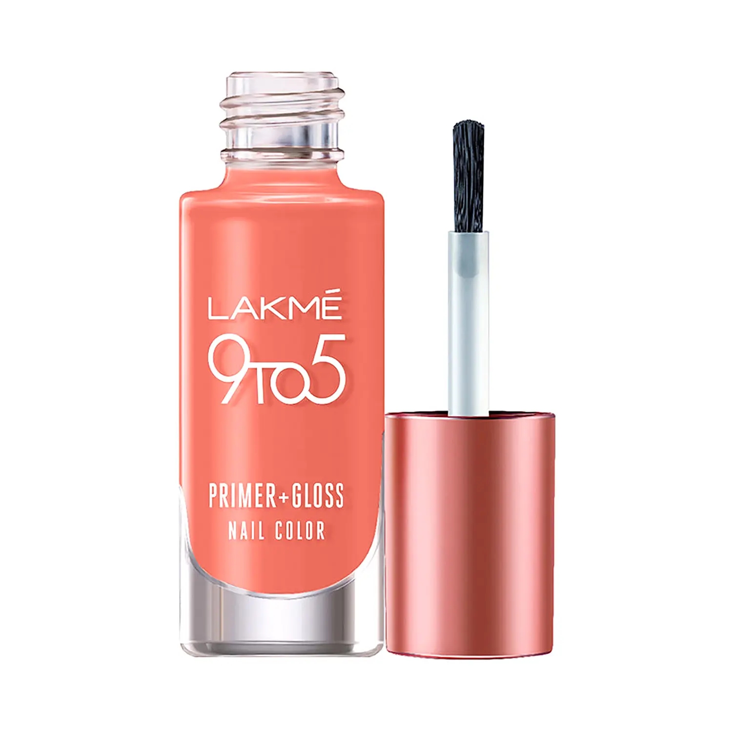 Lakme | Lakme 9To5 Primer + Gloss Nail Color - Coral Haze 6ml