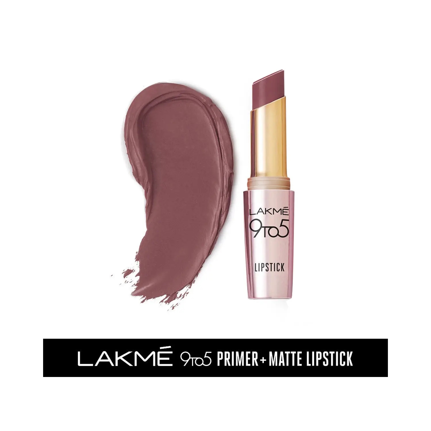 Lakme | Lakme 9To5 Primer + Matte Lip Color - Mb1 Chocolate Crush (3.6g)