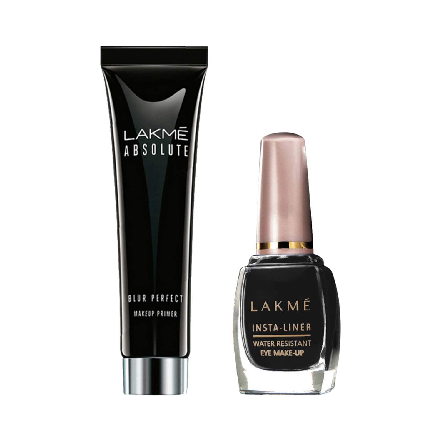 Lakme Absolute Blur Perfect Makeup Primer Insta Liner Eye Liner
