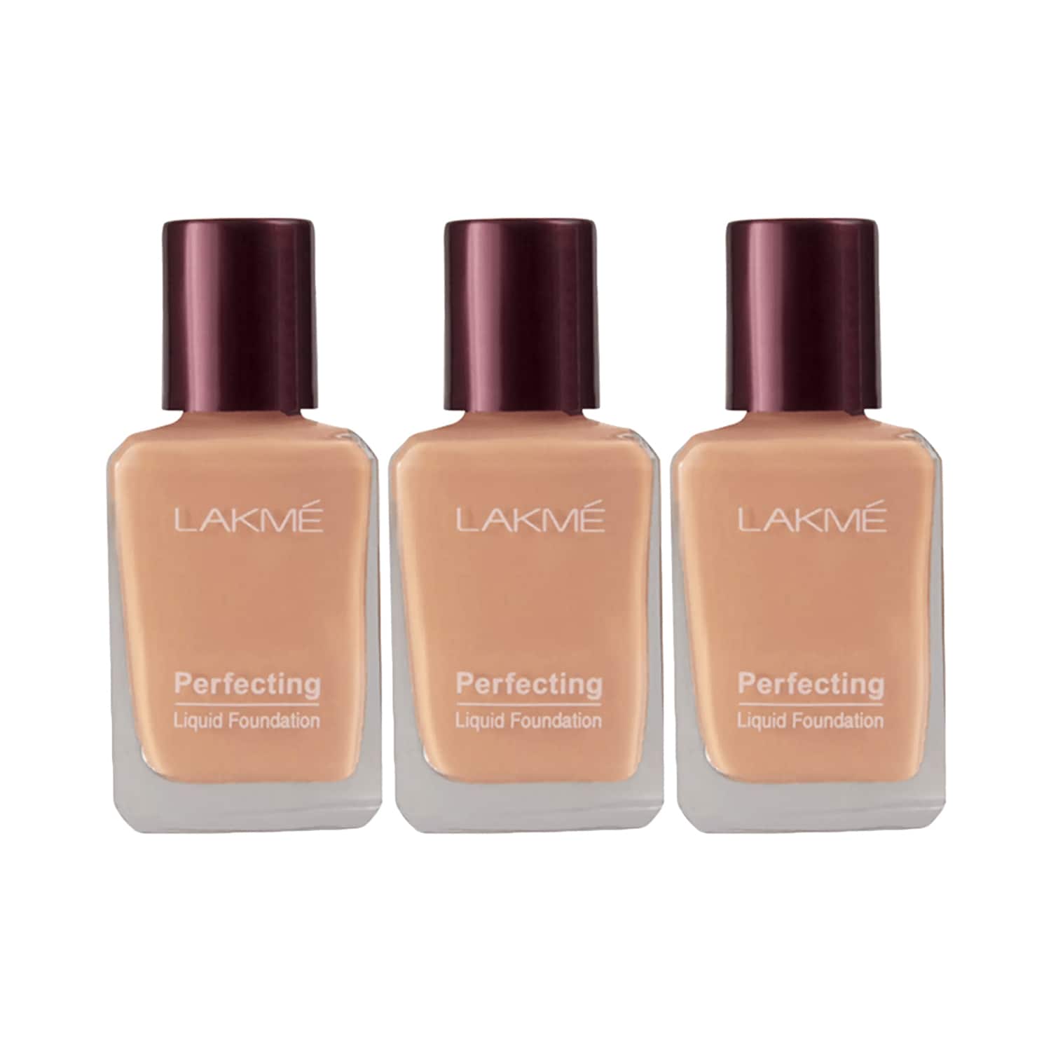 Lakme | Lakme Perfecting Liquid Foundation Marble (27 ml) - (Pack Of 3)