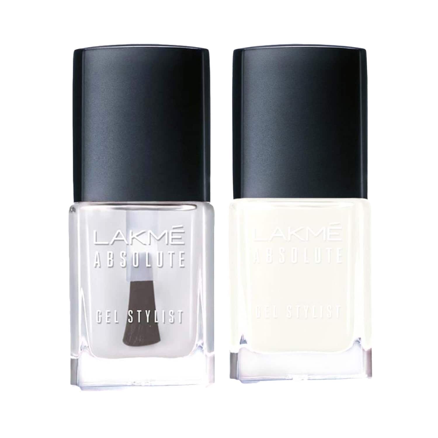 Lakme | Lakme Absolute Gel Stylist Nail Polish Snowball + Top Coat Combo