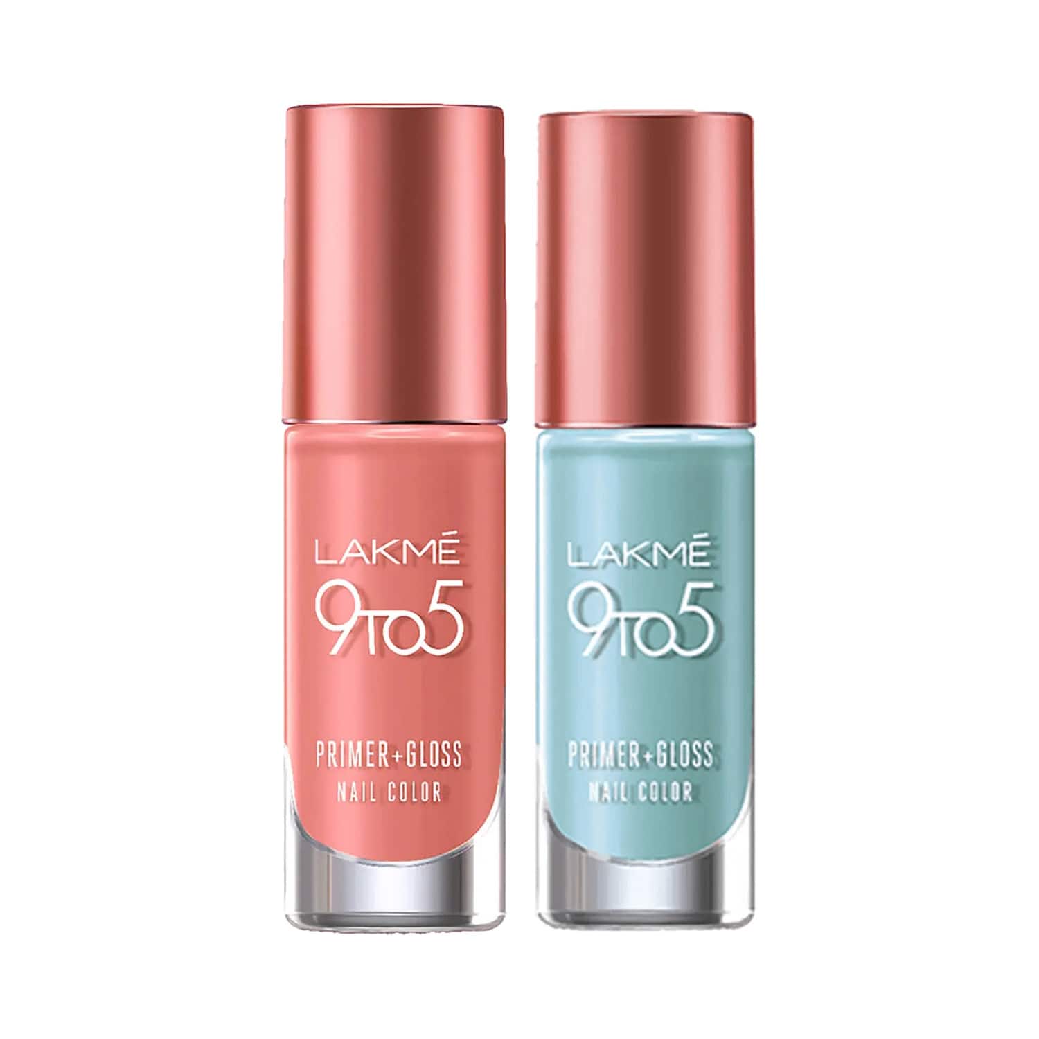 Lakme | Lakme Primer + Gloss Nail Polish Pastels Collection Combo