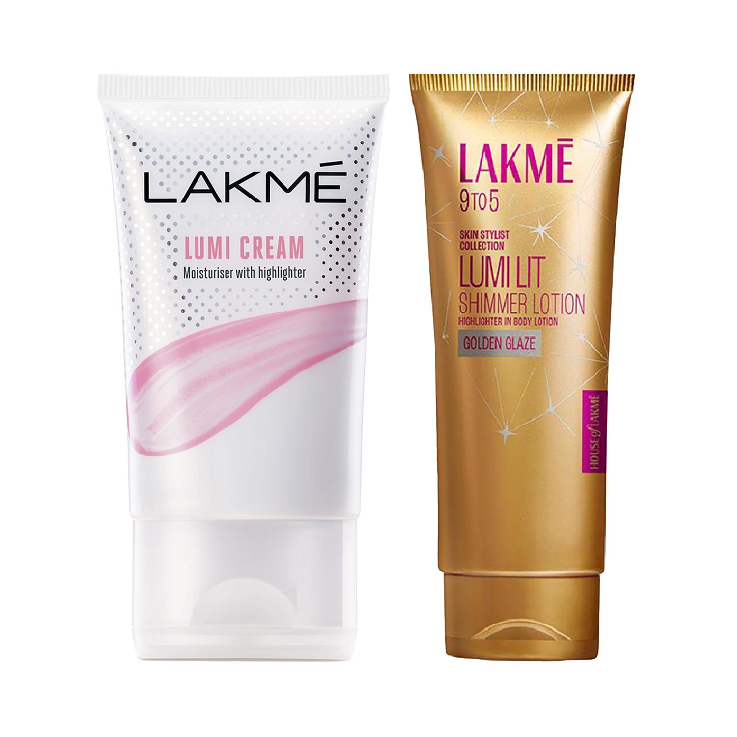 Lakme | Lakme Lumi Strobe Cream Face & Body - Gold
