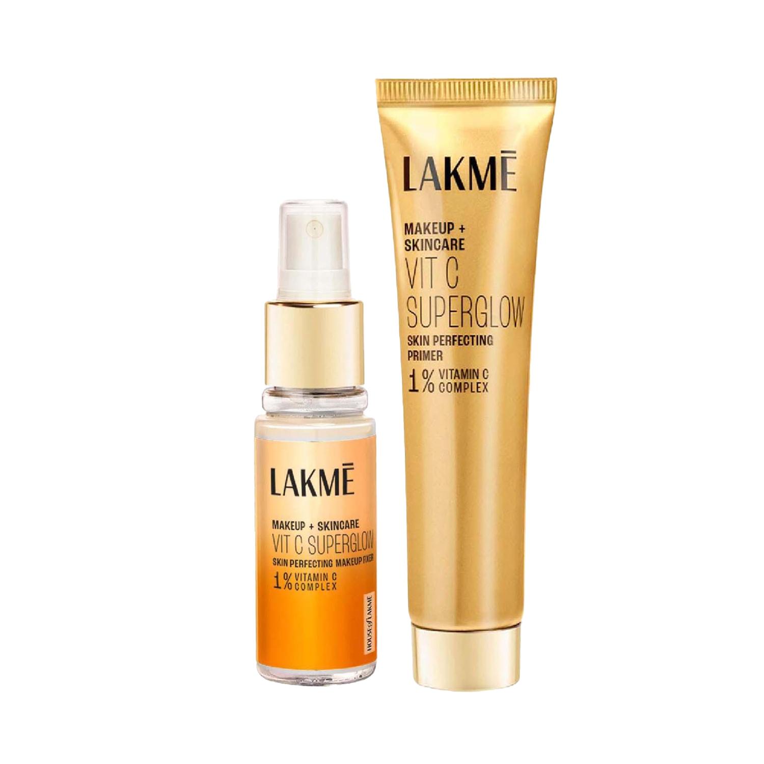 Lakme | Lakme Vit C Prep & Shine Combo - Primer + Makeup Fixer