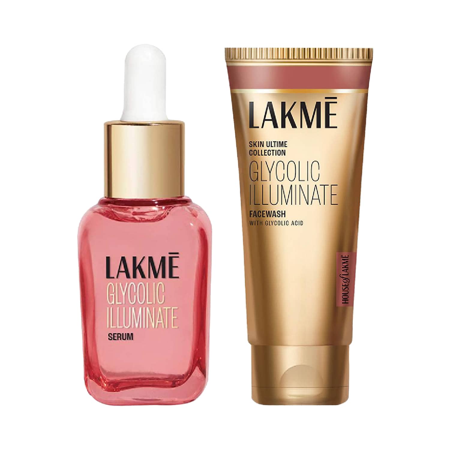 Lakme | Lakme Glycolic Serum & Facewash Combo