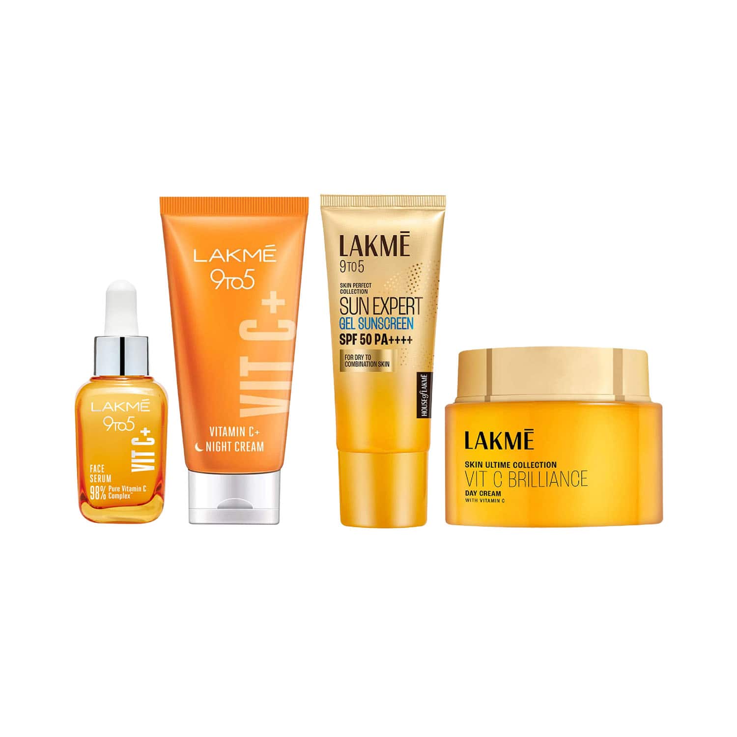 Lakme | Lakme Vitamin C Range & SPF 50 Gel Sunscreen Combo