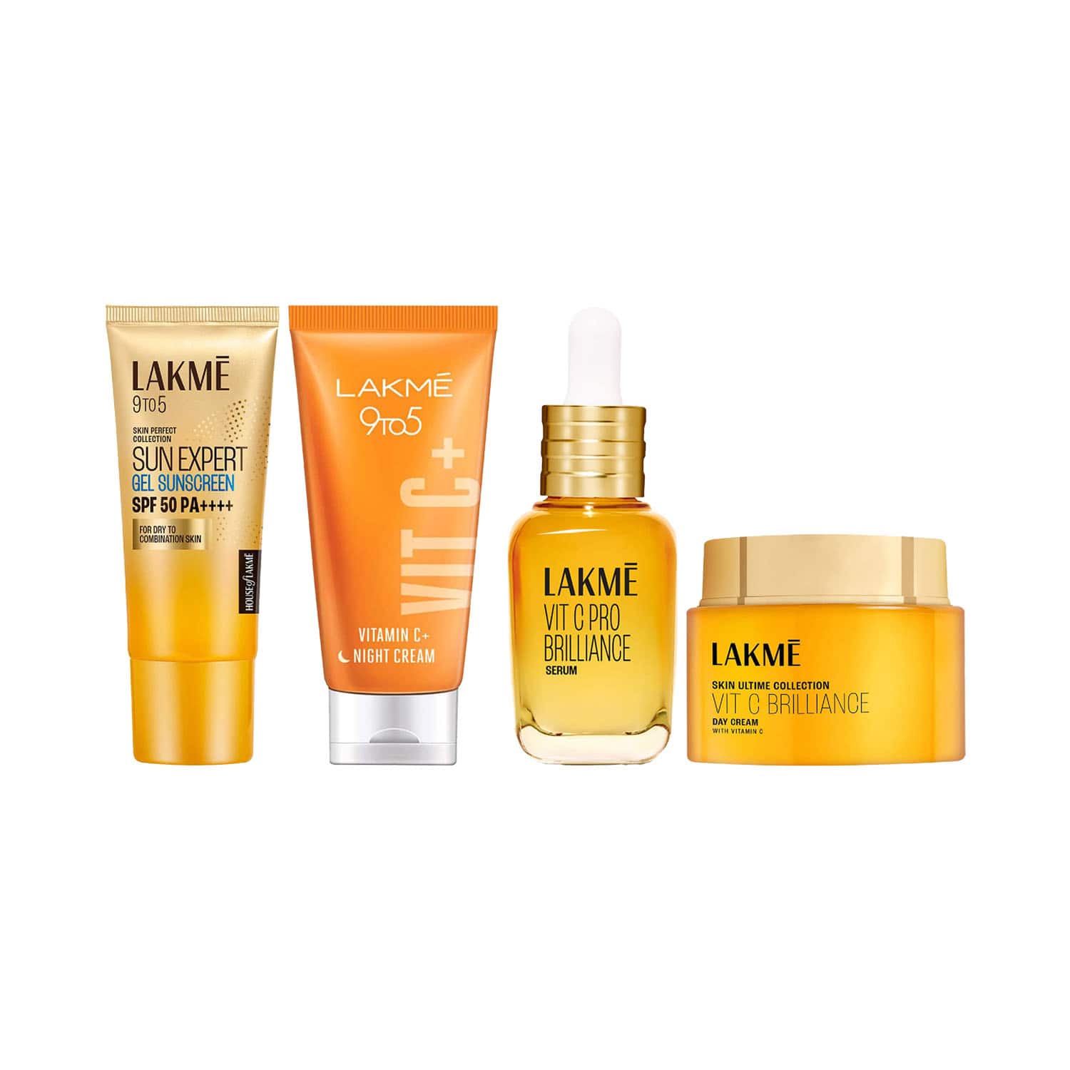 Lakme | Lakme 9To5 Vit C Range + Gel Sunscreen Combo