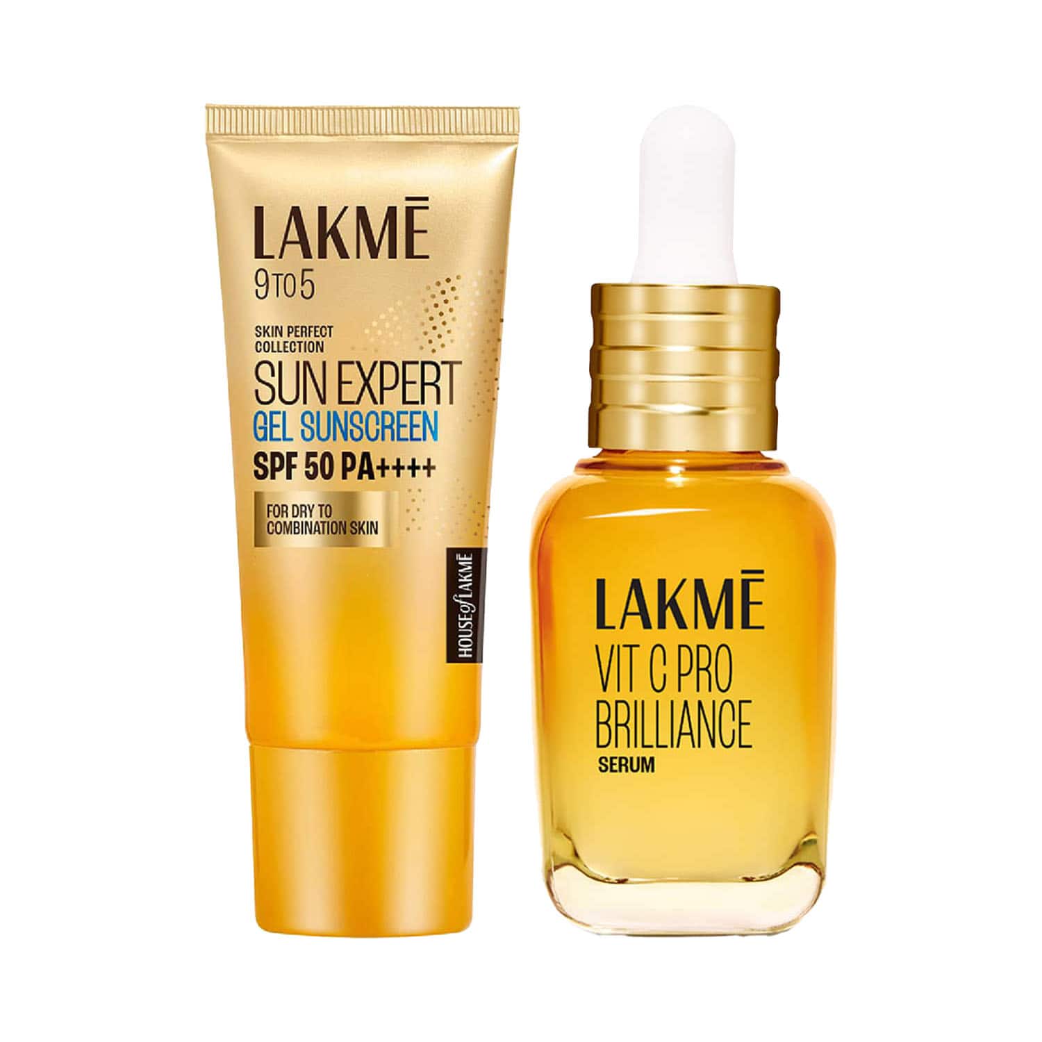 Lakme | Lakme 9To5 Vit C + Serum + Gel Sunscreen Combo