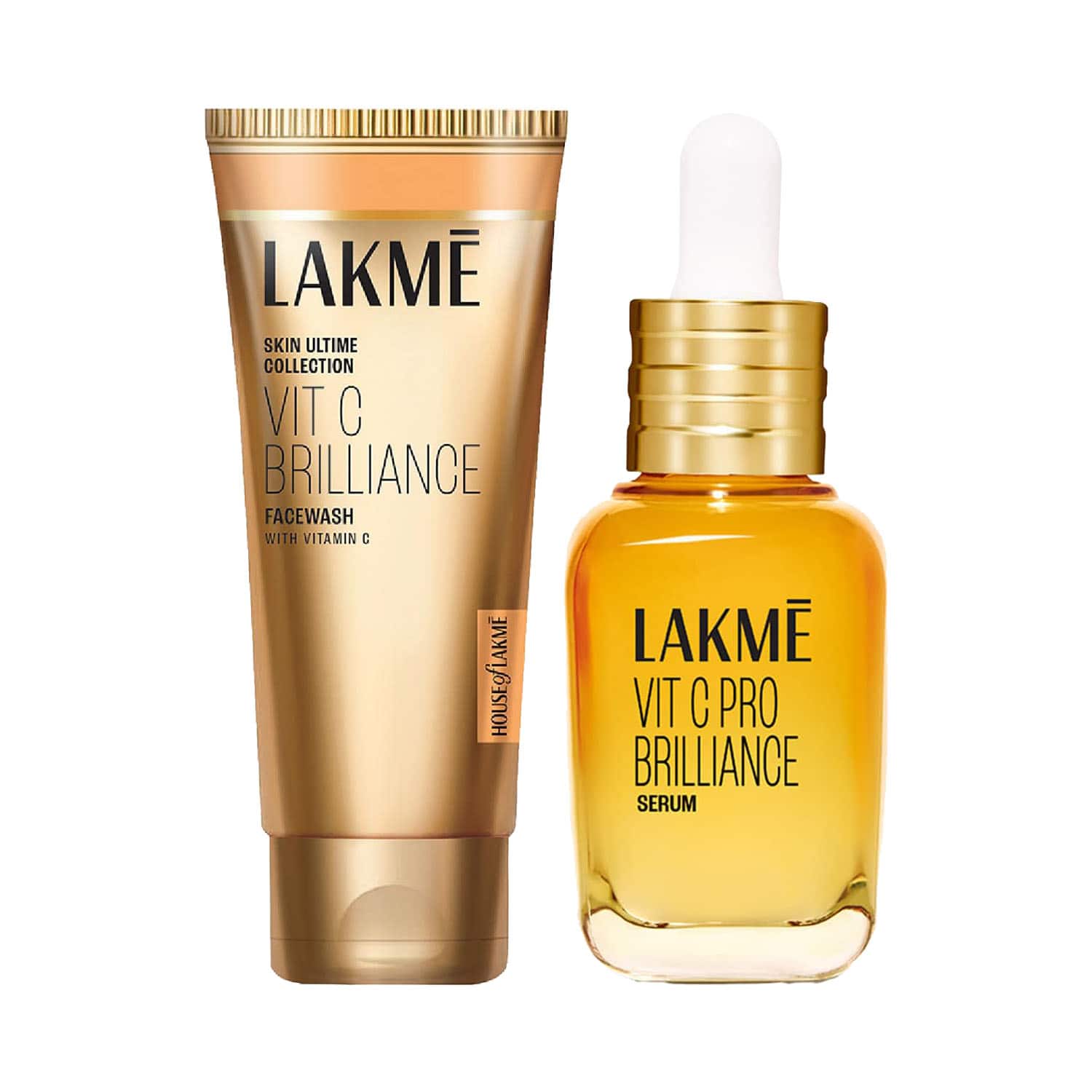 Lakme | Lakme Vitamin C Brillance serum & Vitamin C facewash Combo