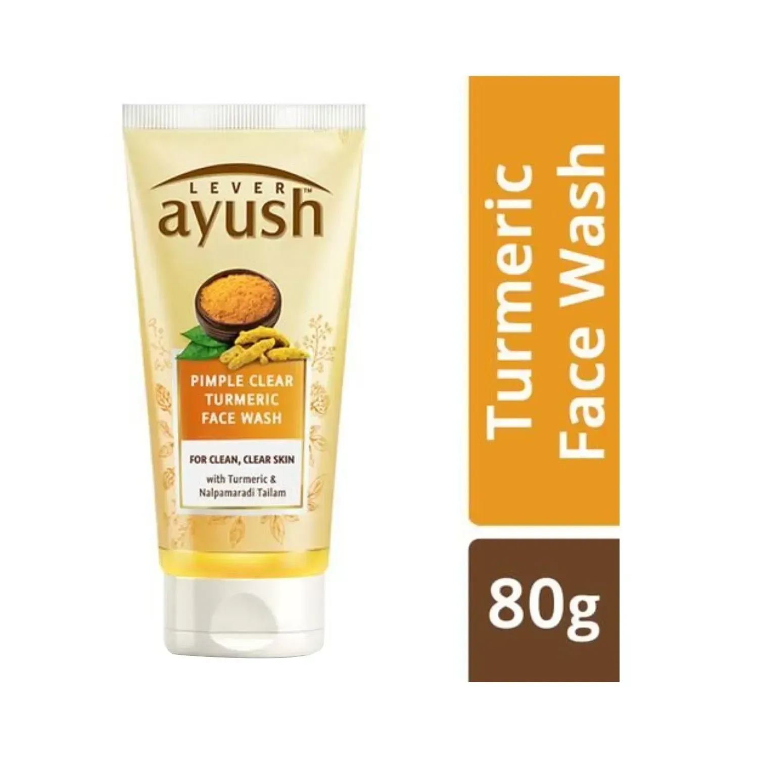 Lever Ayush Anti Pimple Turmeric Face Wash G