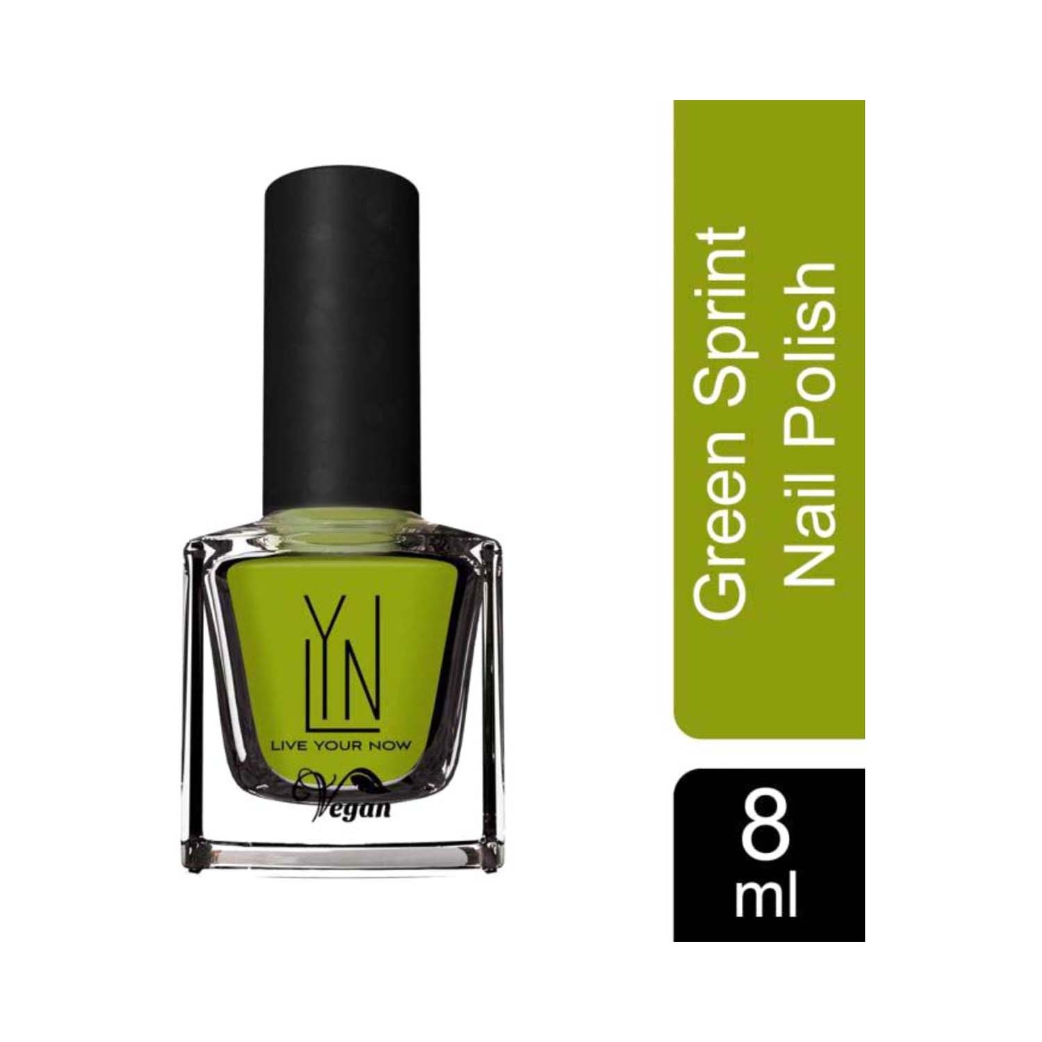 Live Your Now (LYN) | LYN Fast Dry Non Toxic Nail Polish - Green Sprint (8ml)