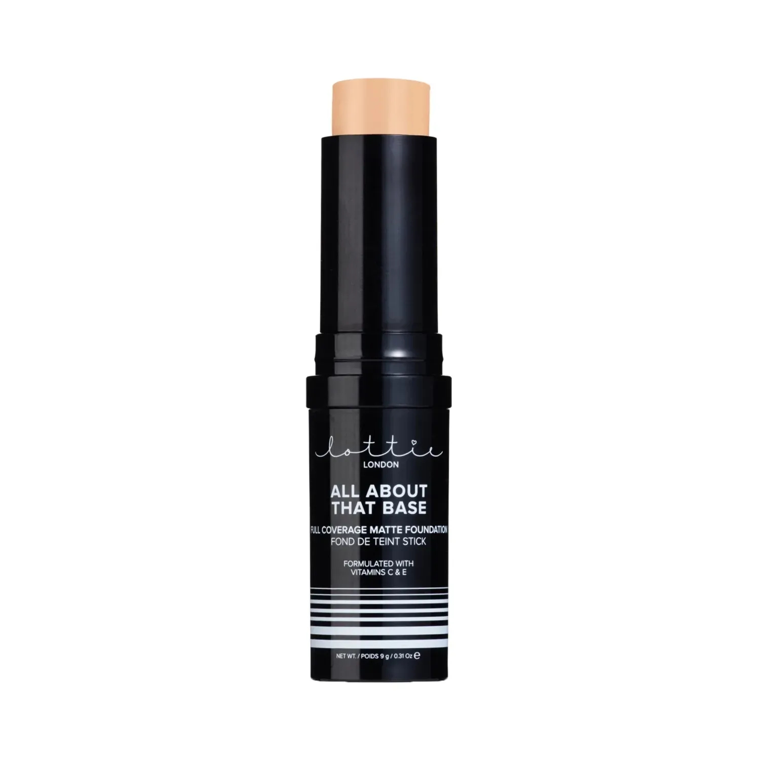 Lottie London | Lottie London All About That Base Full Coverage Matte Foundation Stick - Toasted Almond (9g)