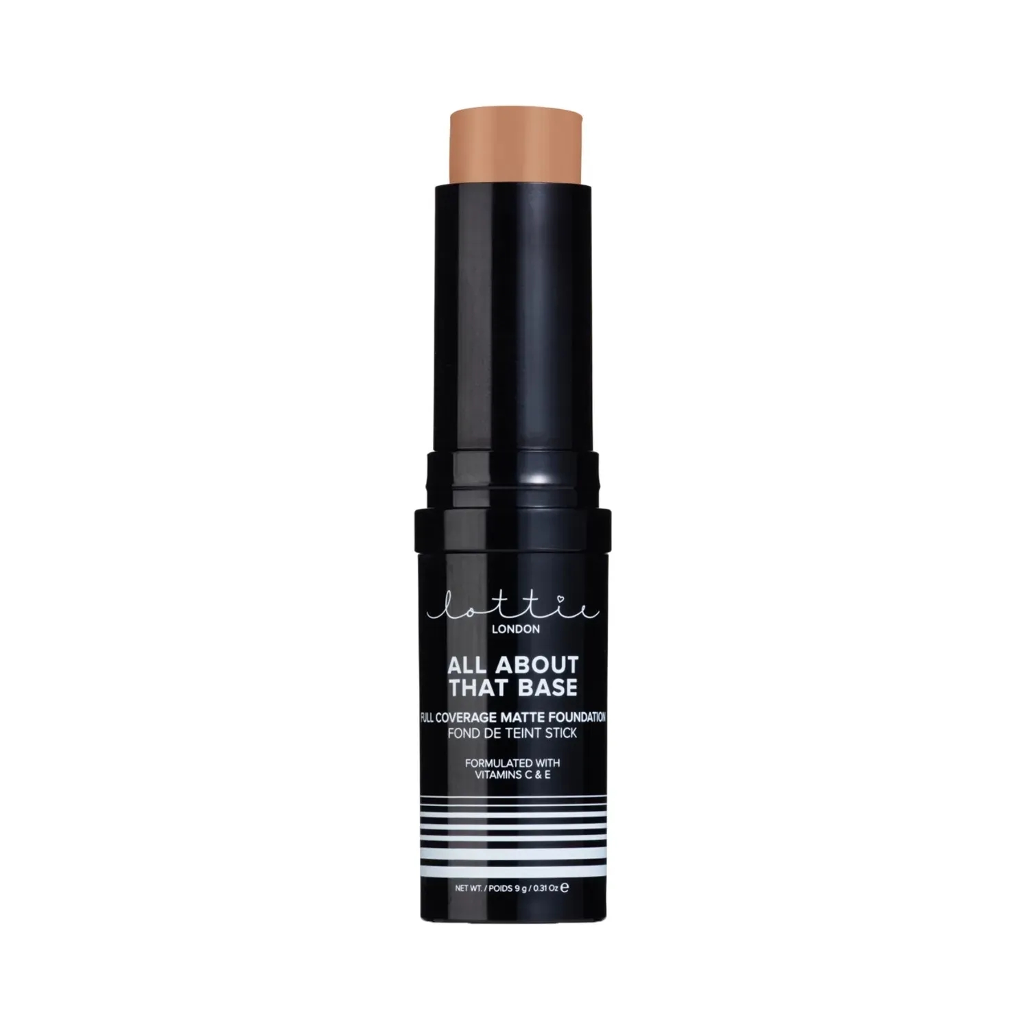 Lottie London | Lottie London All About That Base Full Coverage Matte Foundation Stick - Pale Toffee (9g)