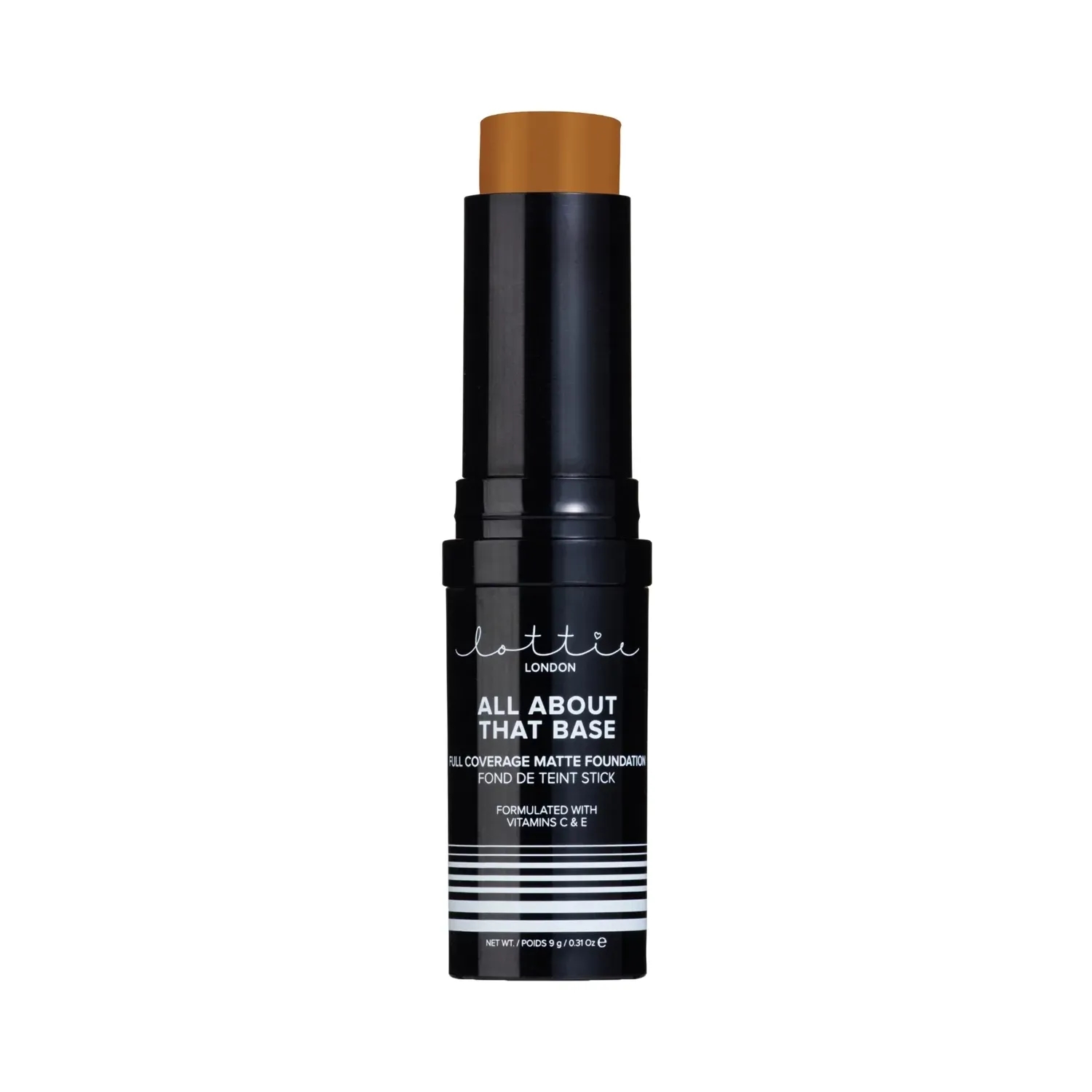 Lottie London | Lottie London All About That Base Full Coverage Matte Foundation Stick - Rich Toffee (9g)