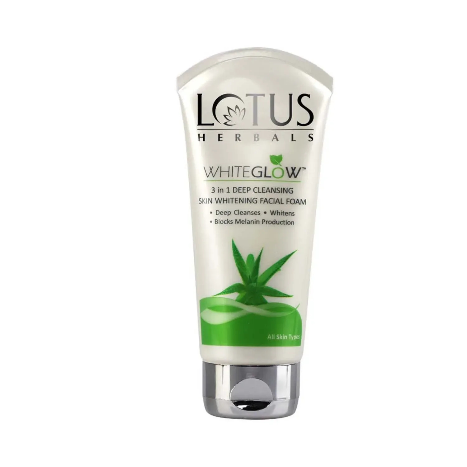 Lotus | Lotus Herbals Whiteglow 3 In 1 Deep Cleansing Skin Whitening Facial Foam - (100g)