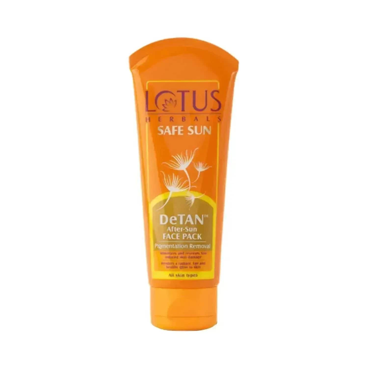 Lotus | Lotus Herbals Safe Sun Detan After Sun Face Pack - (100g)