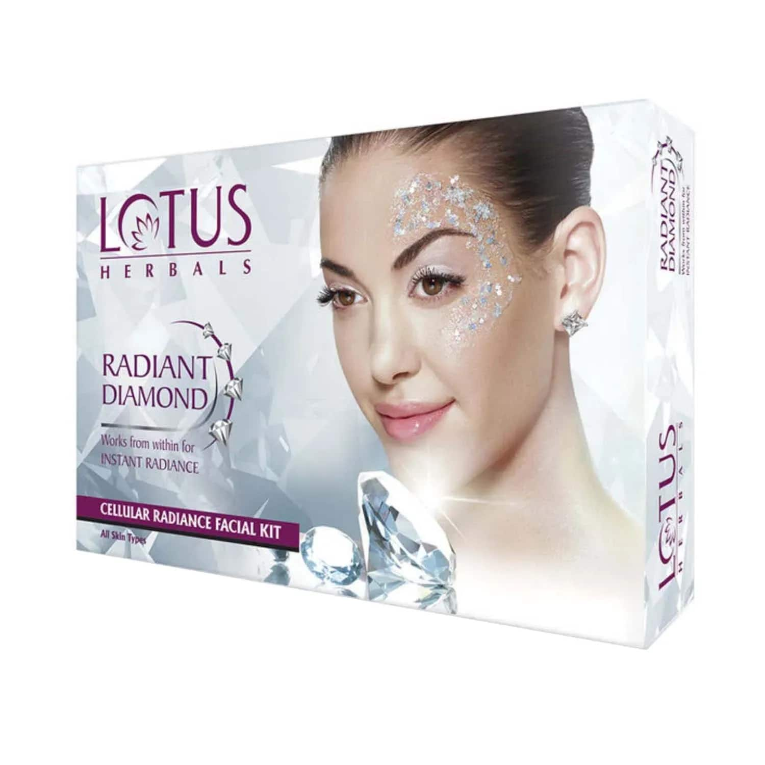 Lotus | Lotus Herbals Radiant Diamond Cellular Radiance 1 Facial Kit - (37g)