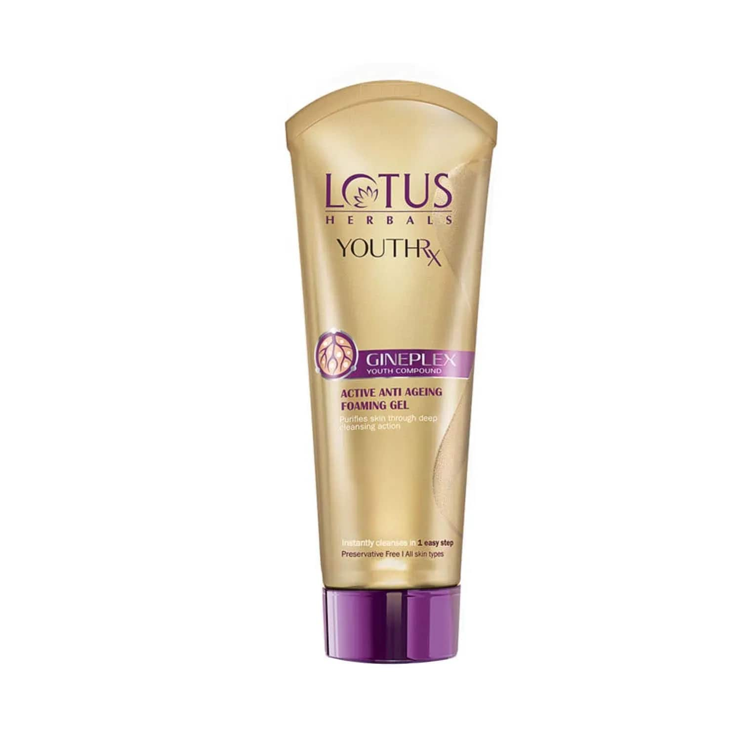 Lotus | Lotus Herbals Gineplex YouthRx Active Anti-Ageing Foaming Gel - (50g)