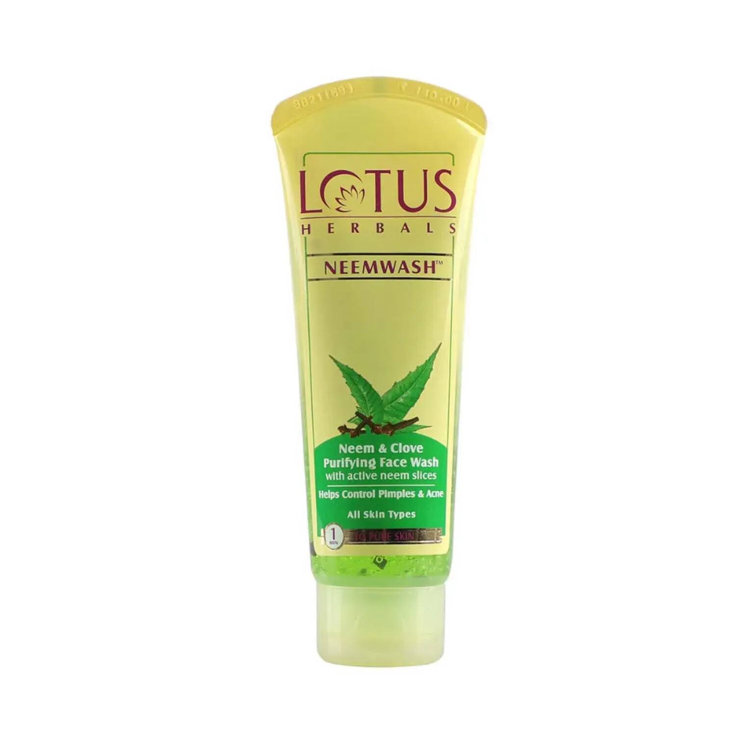 Lotus | Lotus Herbals Neemwash Neem & Clove Ultra Purifying Face Wash - (80g)