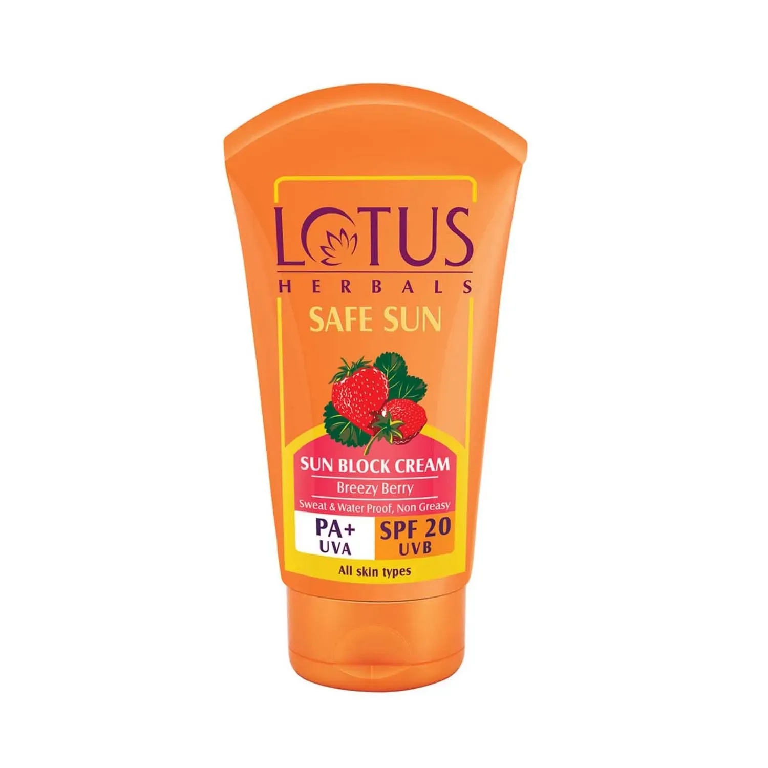 Lotus | Lotus Herbals Breezy Berry Sunblock Cream SPF 20 - (100g)