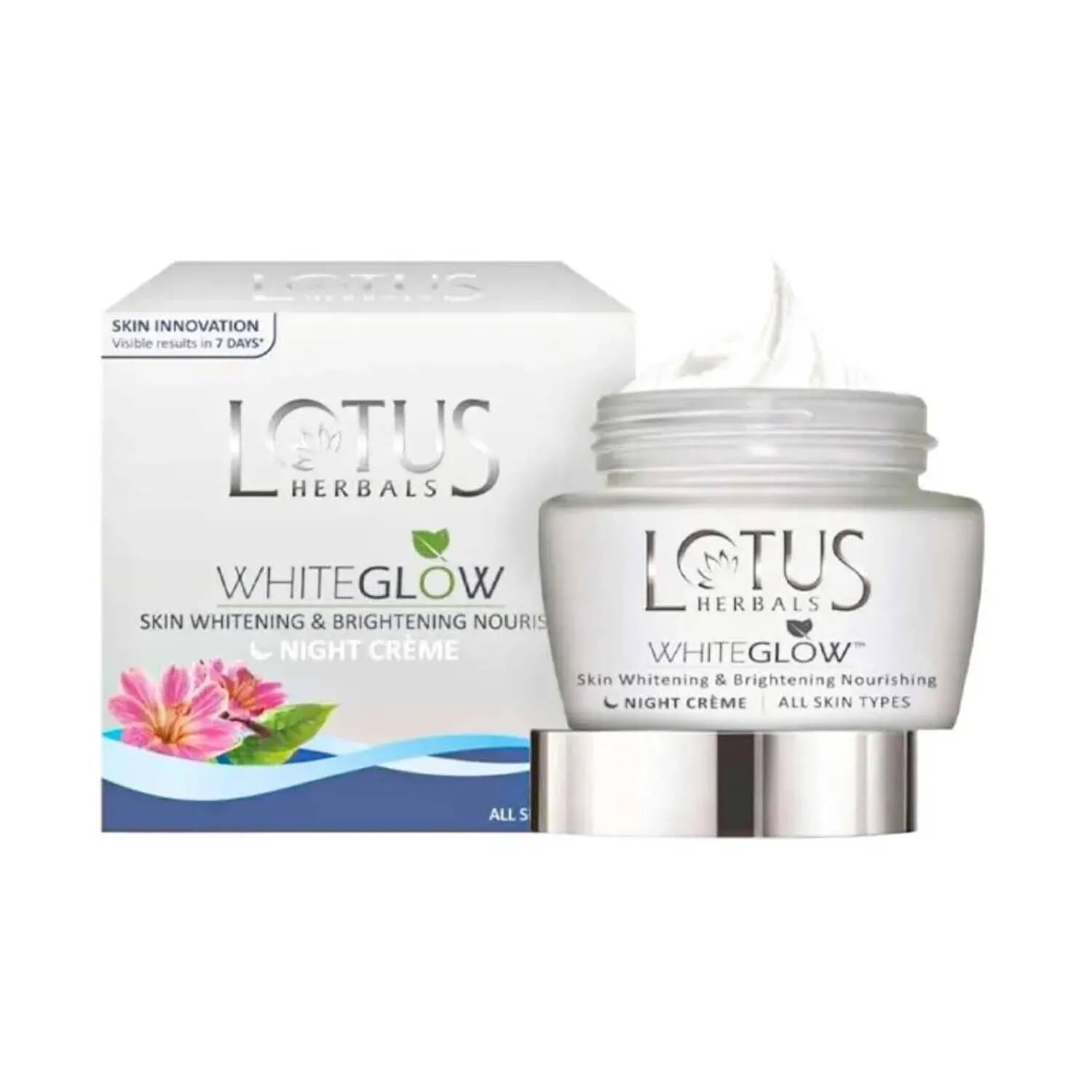 Lotus Herbals Whiteglow Skin Whitening Brightening Nourishing