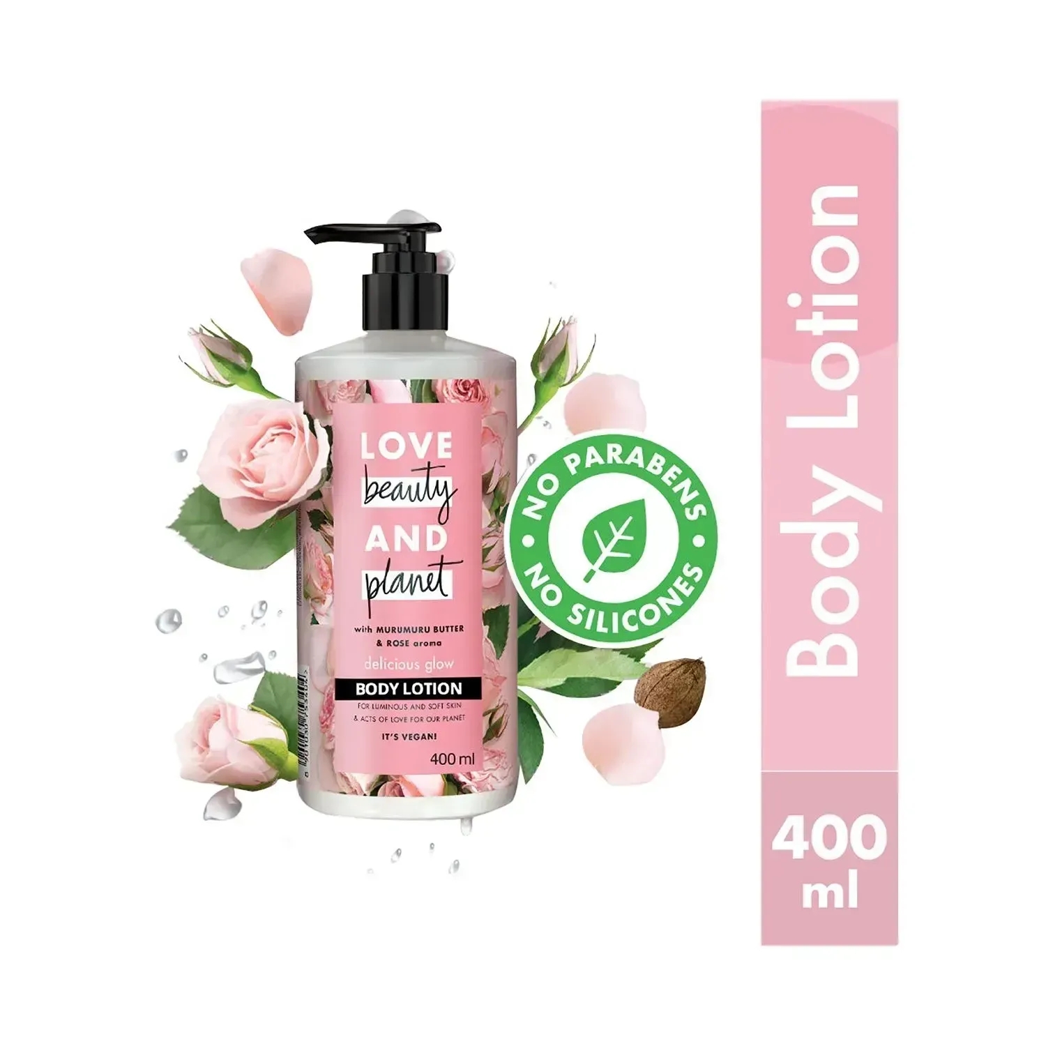 Love Beauty & Planet | Love Beauty & Planet Natural Murumuru Butter And Rose Glow Body Lotion - (400ml)