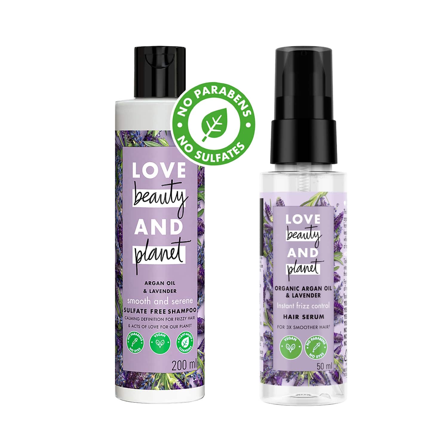 LOVE beauty AND planet | LOVE beauty AND planet Argan Shampoo + Serum Combo