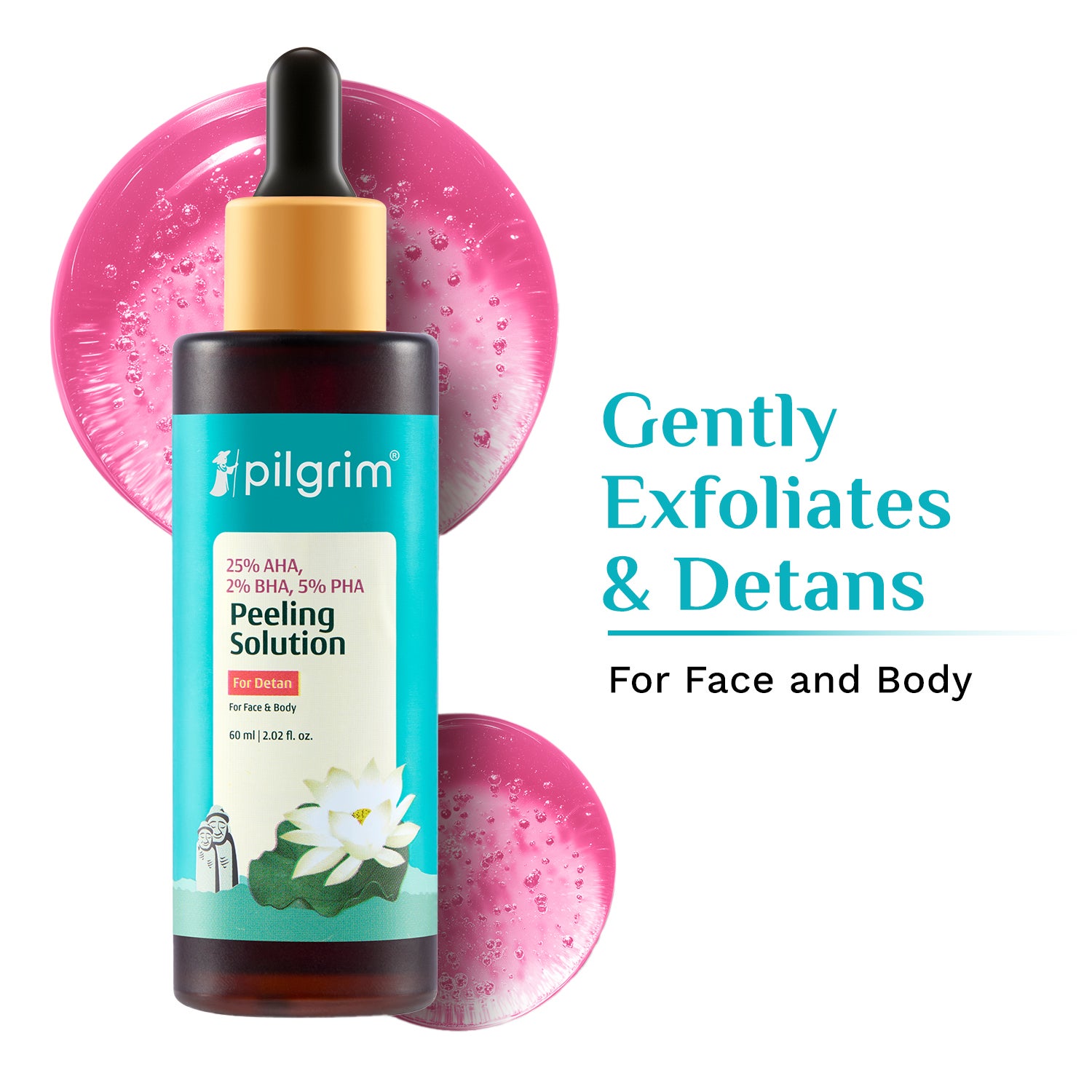 Pilgrim | Pilgrim 25% AHA + 2% BHA + 5% PHA Peeling Solution Face Serum (60 ml)