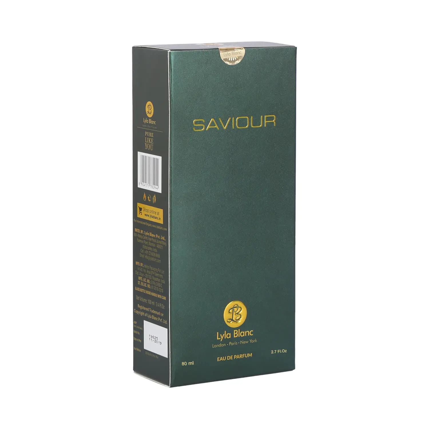 Lyla Blanc Saviour Saffron Leather Eau De Parfum 100ml