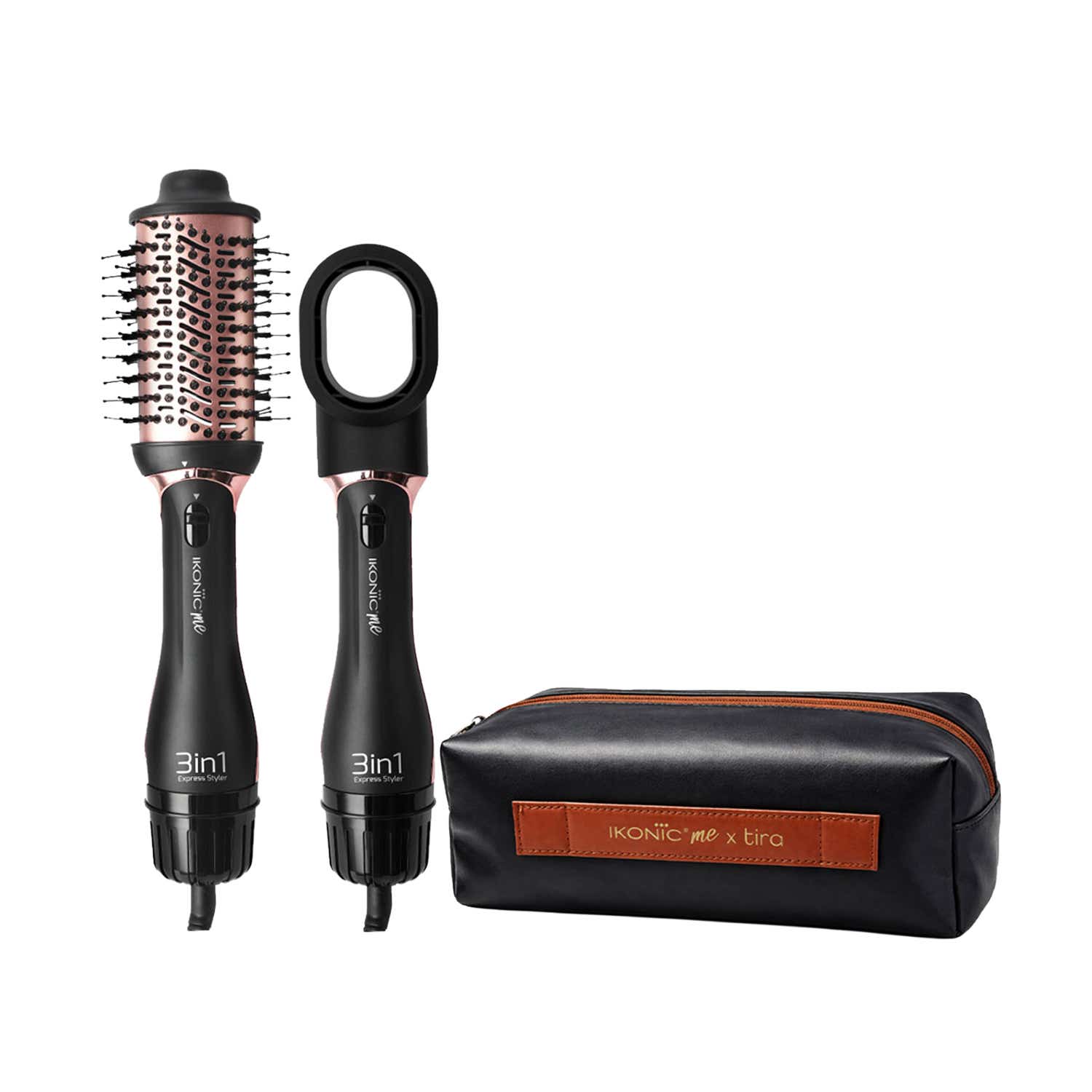Ikonic Me | Ikonic Me 3 in 1 Express Styler - Black & Rosegold