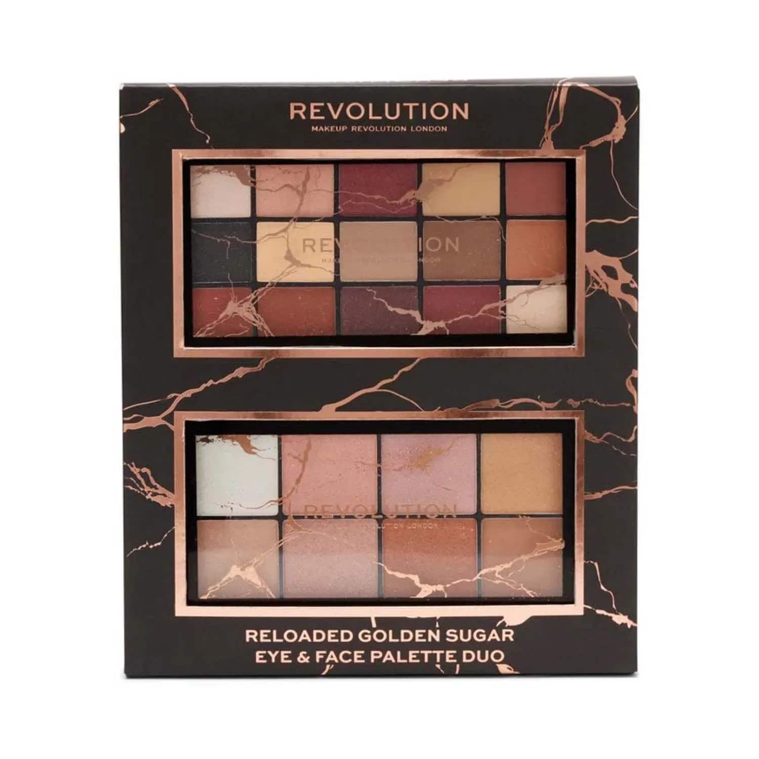 Makeup Revolution | Makeup Revolution Reloaded Golden Sugar Eye and Face Palette - Multi-Colour (32.5g)