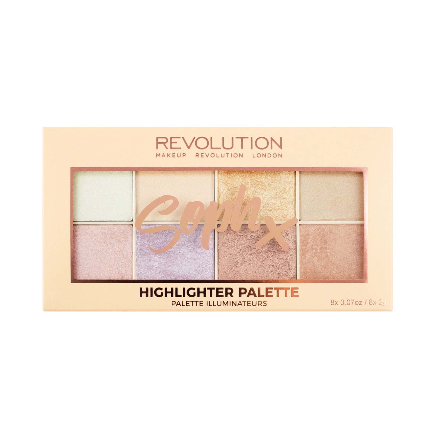 Makeup Revolution | Makeup Revolution Soph Highlighter Palette - Multi-Colour (16g)