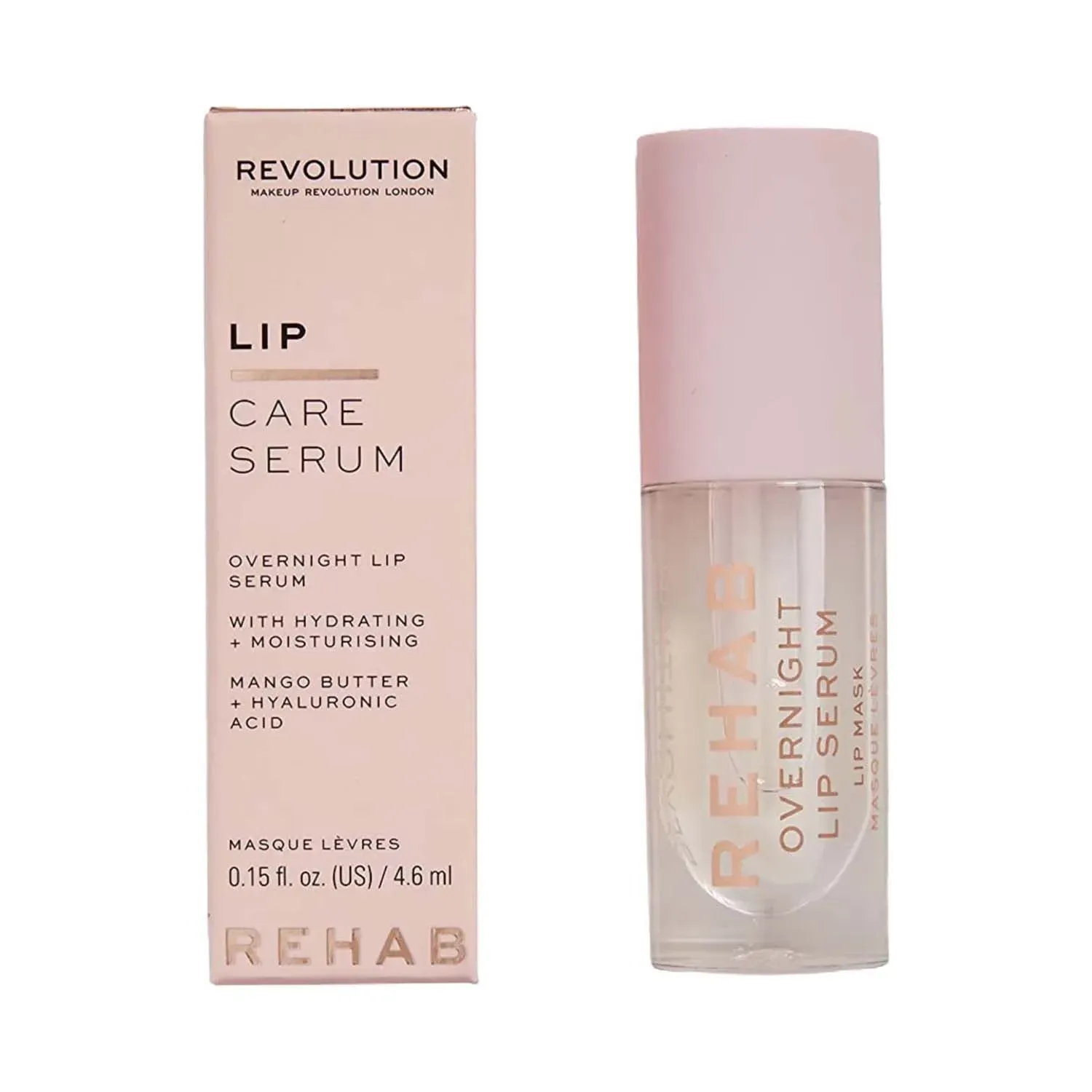 Makeup Revolution | Makeup Revolution Rehab Overnight Lip Serum - Clear (4.6ml)