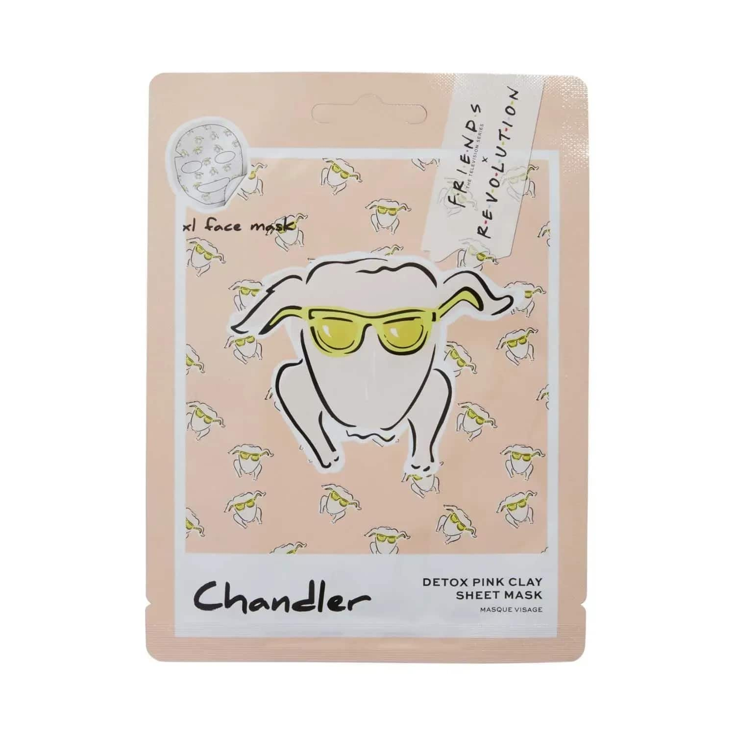 Makeup Revolution | Makeup Revolution X Friends Chandler Pink Clay Sheet Mask (20g)