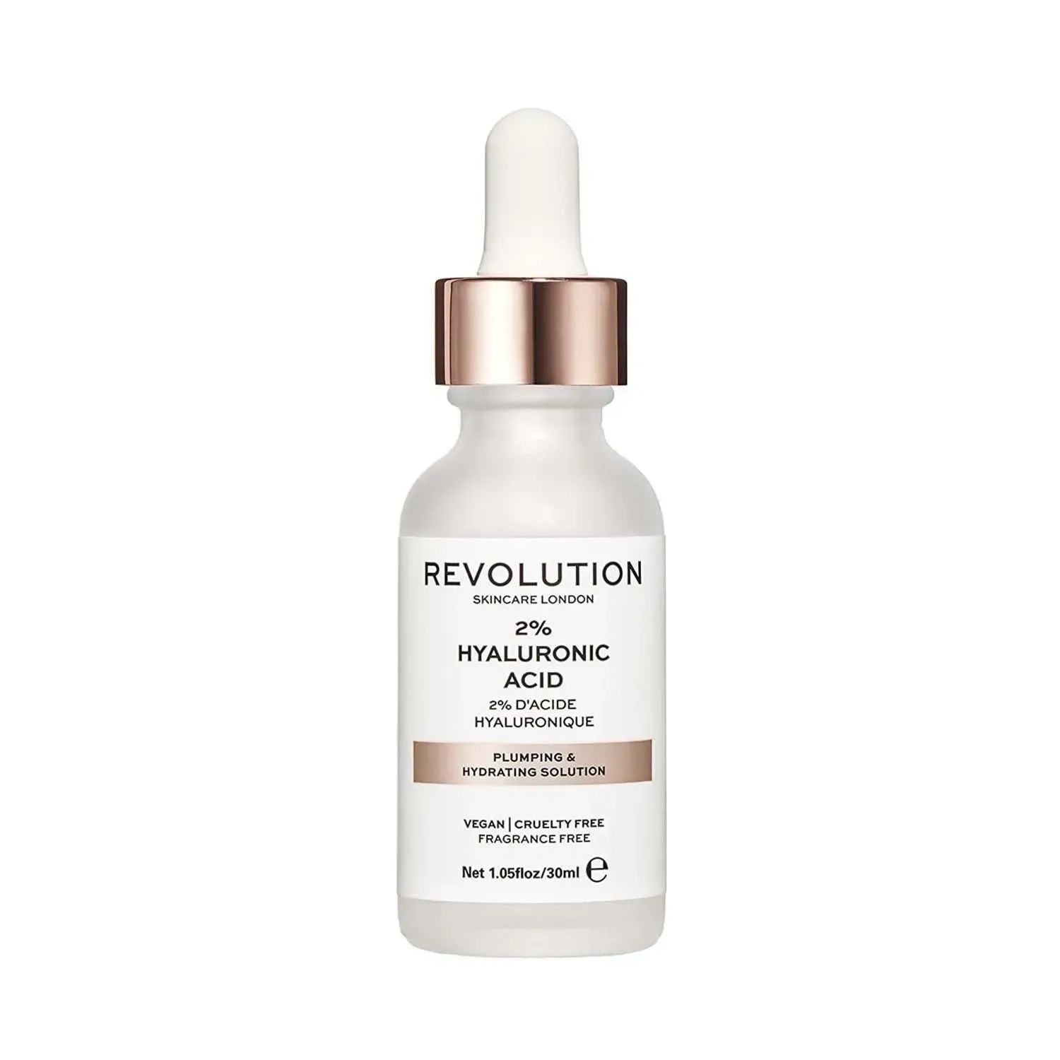 Makeup Revolution | Makeup Revolution Skin Care 2% Hyaluronic Acid Plumping And Hydrating Serum (30ml)
