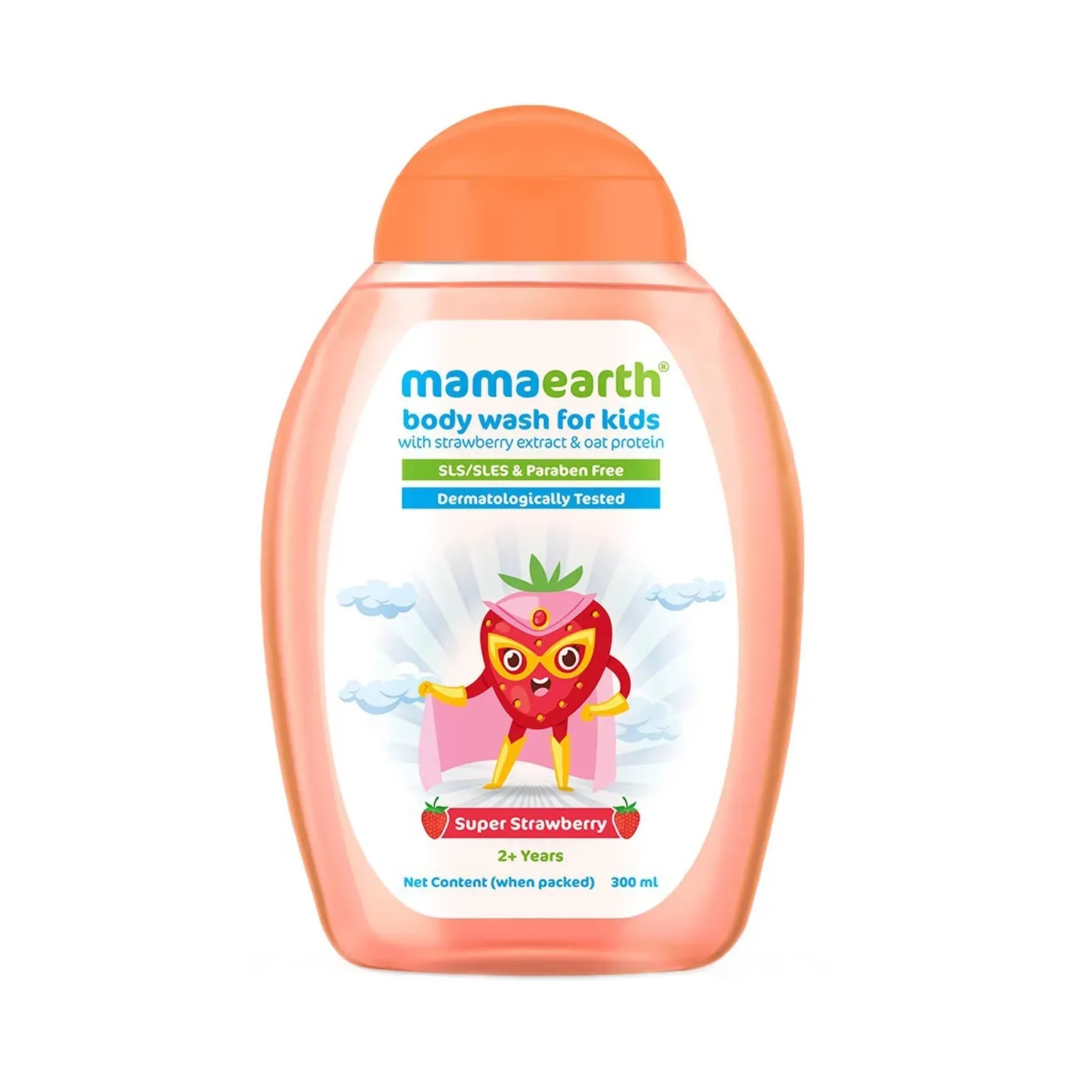 Mamaearth Super Strawberry Body Wash For Kids 2+Year (300ml)