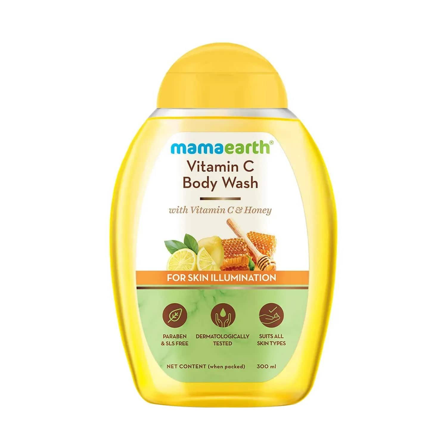 Mamaearth Vitamin C Body Wash with Vitamin C & Honey (300ml)