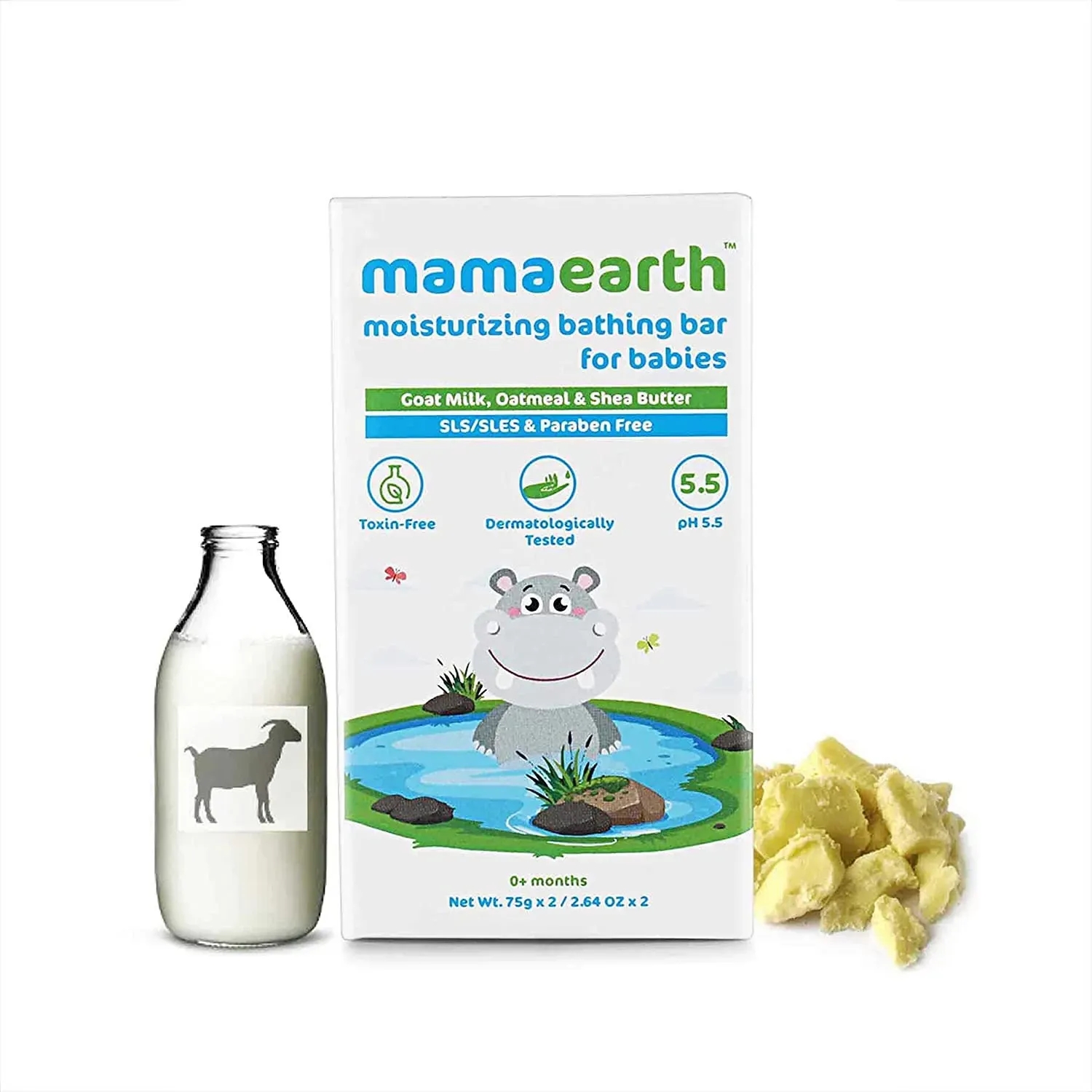 Mamaearth | Mamaearth Moisturizing Bathing Bar Soap For Babies (2Pcs)