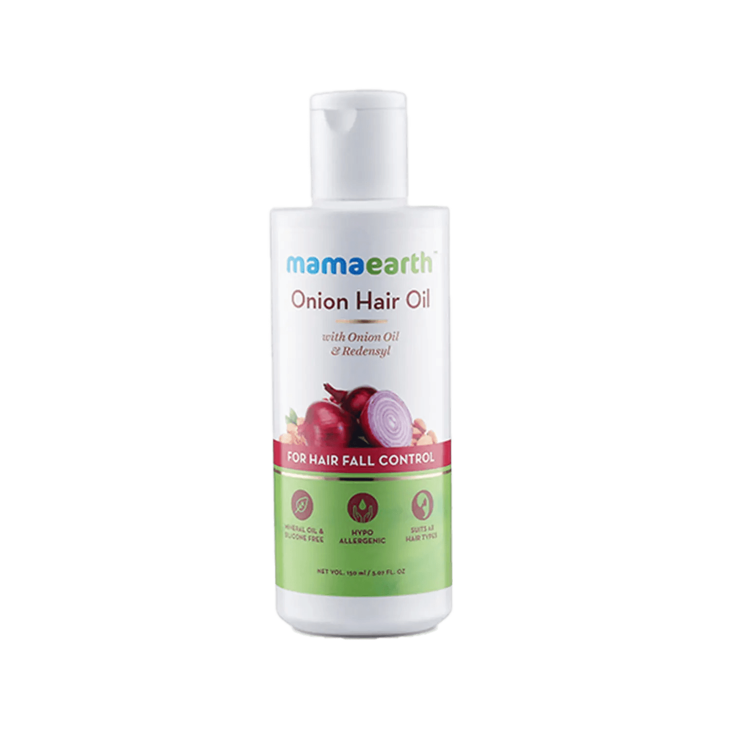 Mamaearth Onion Hair Oil For Hair Regrowth & Hair Fall Control (150ml)