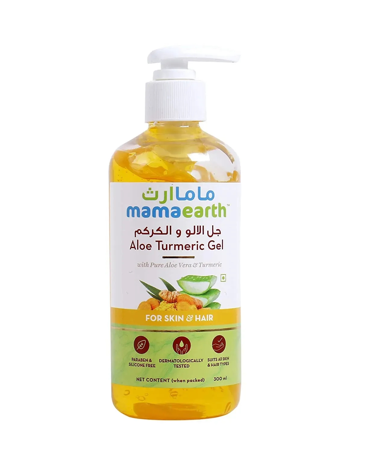 Mamaearth | Mamaearth Aloe Turmeric Gel For Skin & Hair (300ml)
