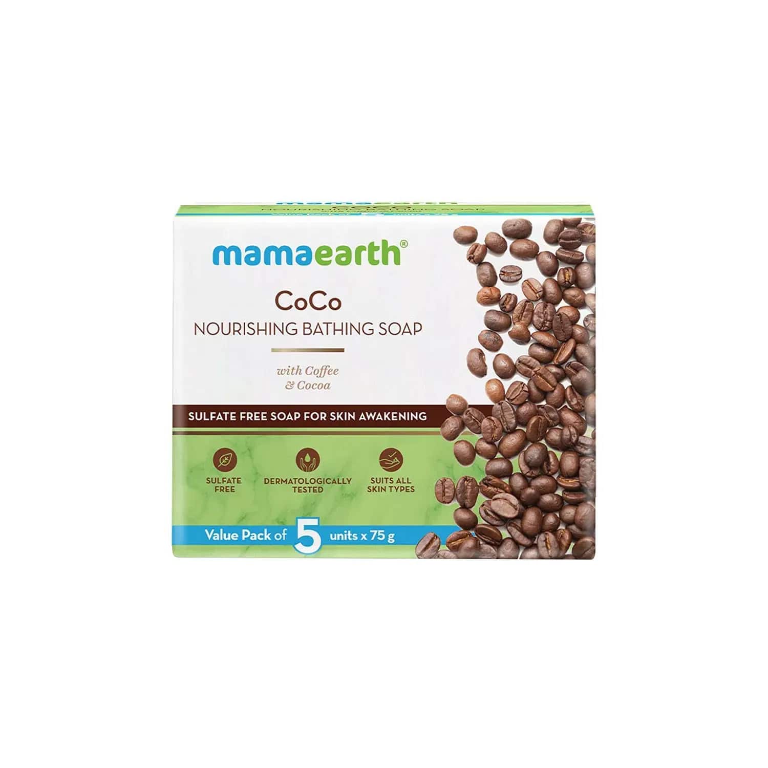 Buy Mamaearth CoCo Nourishing Bathing Soap 5Pcs Online at Best